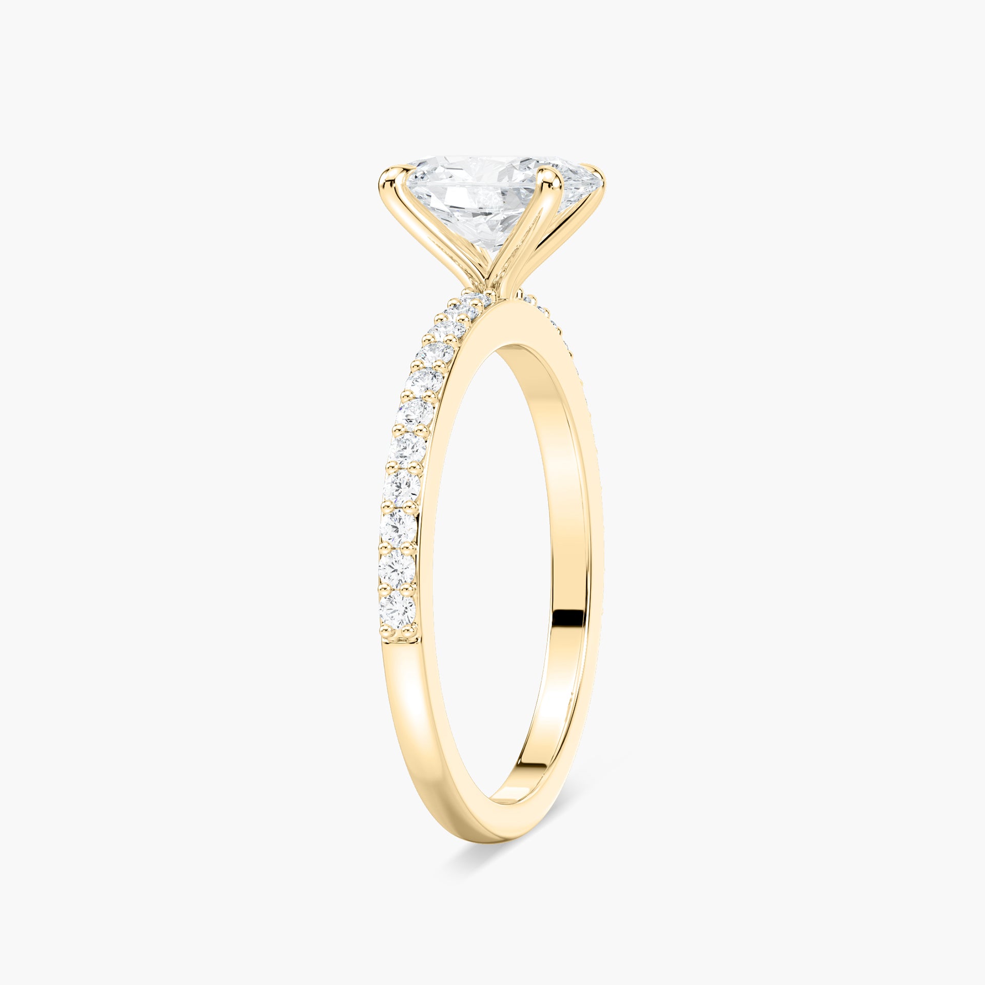 Charlotte Verlobungsring – Gelbgold