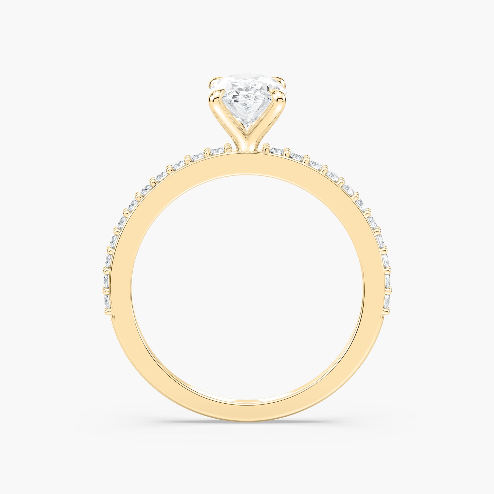 Charlotte Verlobungsring – Gelbgold