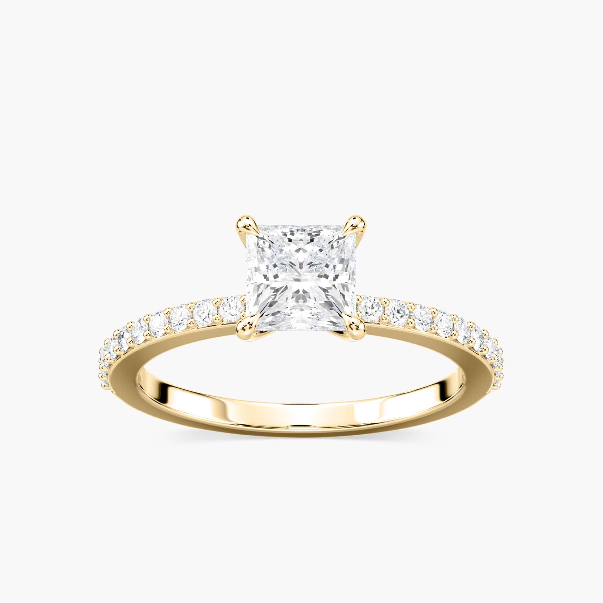 Charlotte Verlobungsring – Gelbgold