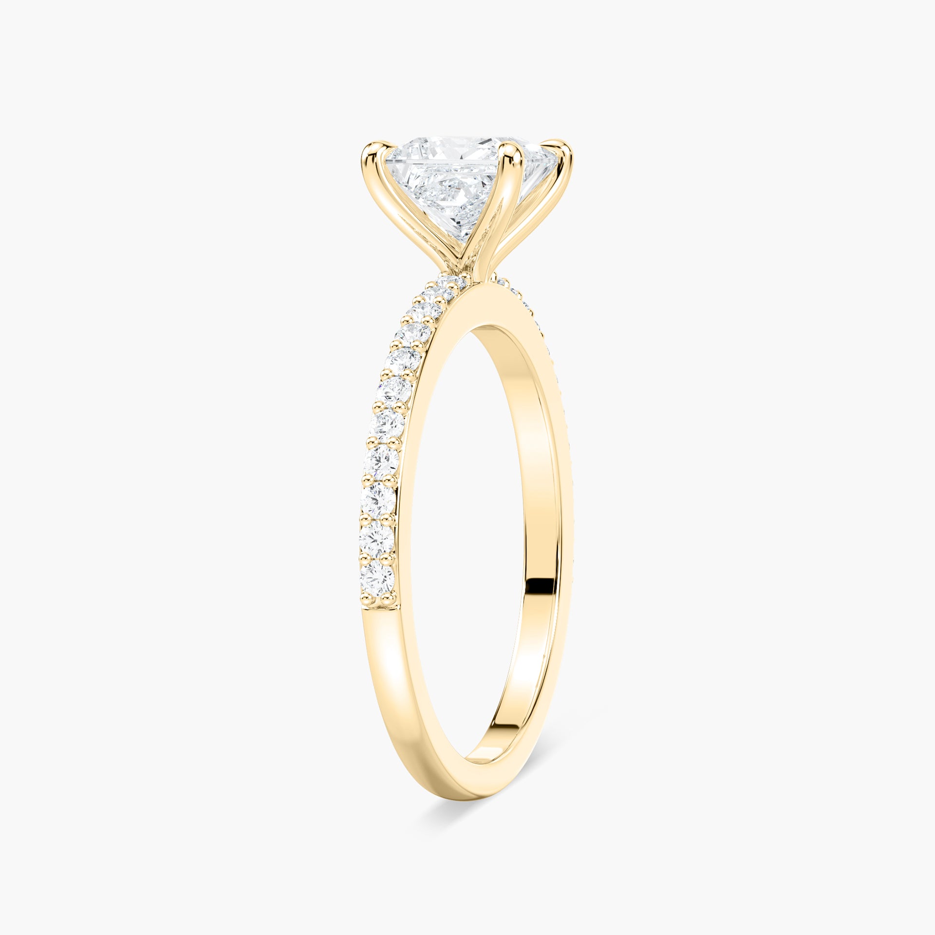 Charlotte Verlobungsring – Gelbgold