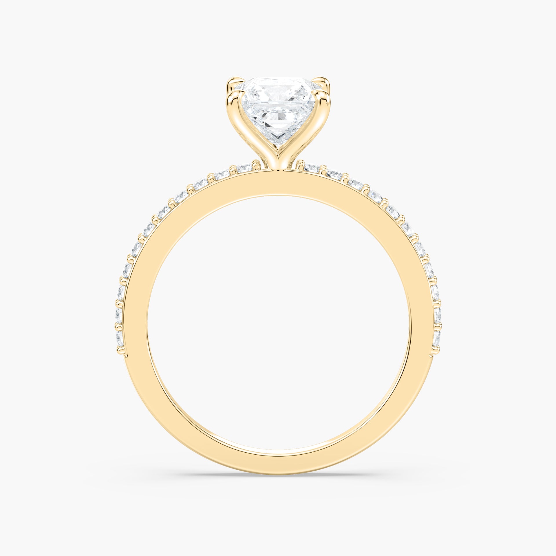 Charlotte Verlobungsring – Gelbgold