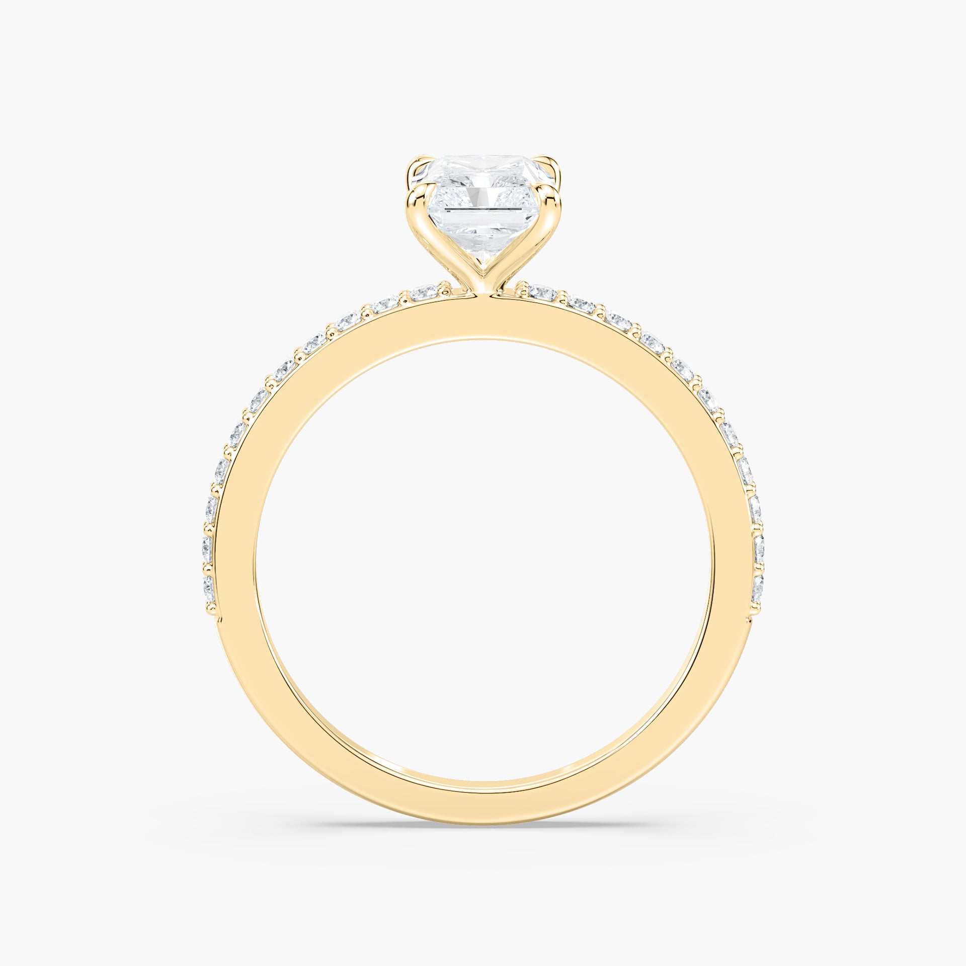 Charlotte Verlobungsring – Gelbgold