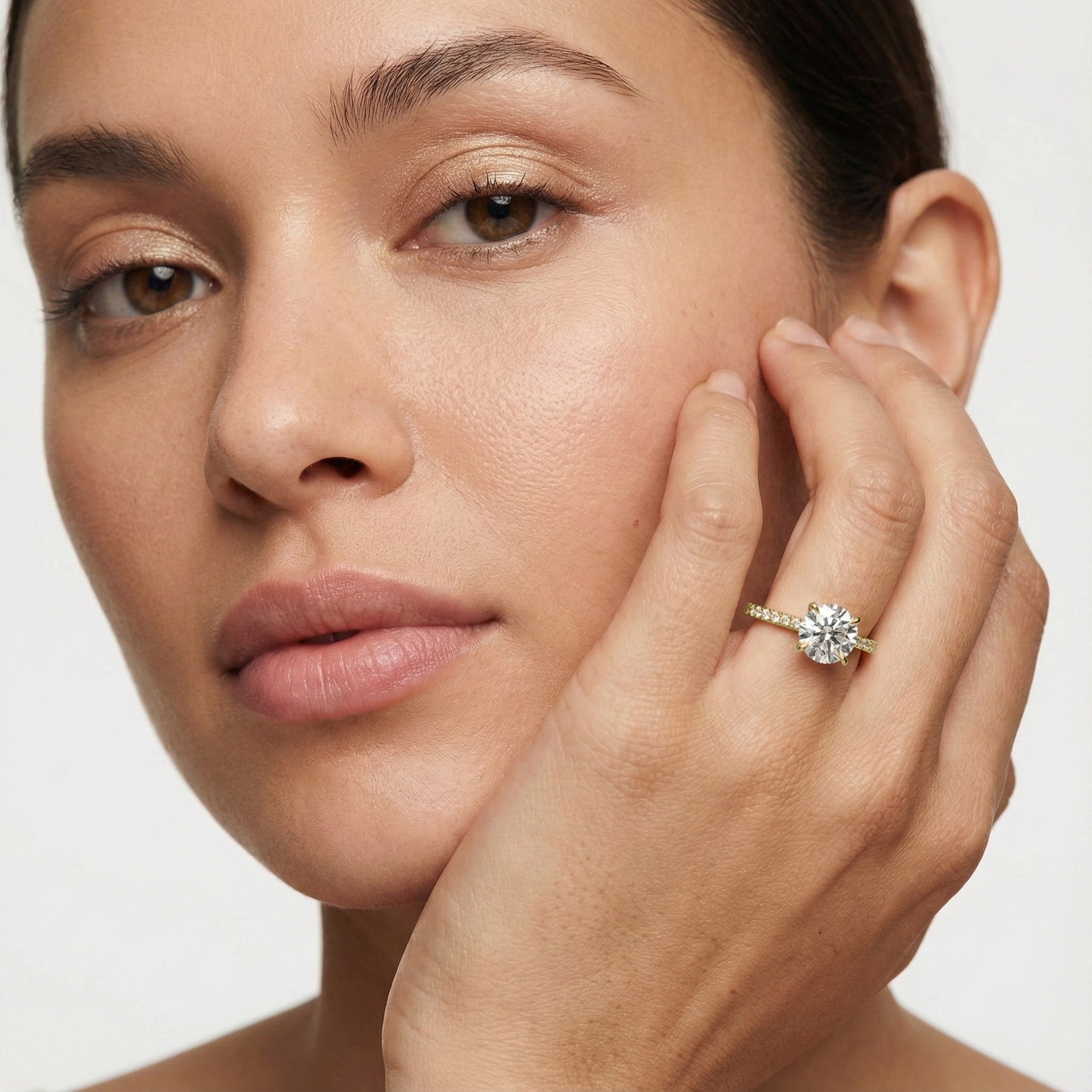 Charlotte Verlobungsring – Gelbgold