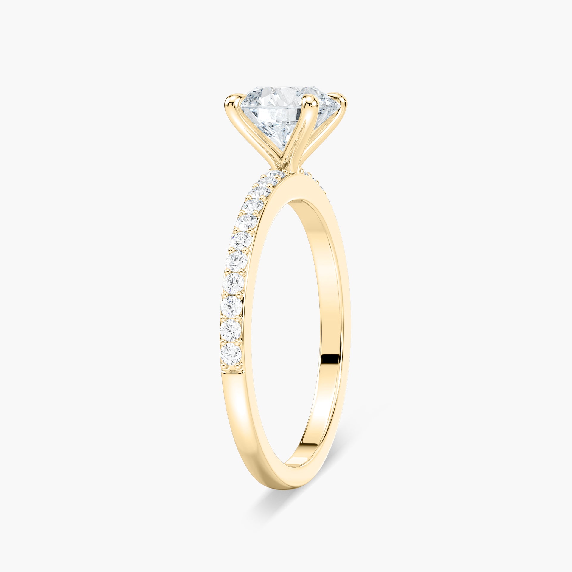 Charlotte Verlobungsring – Gelbgold