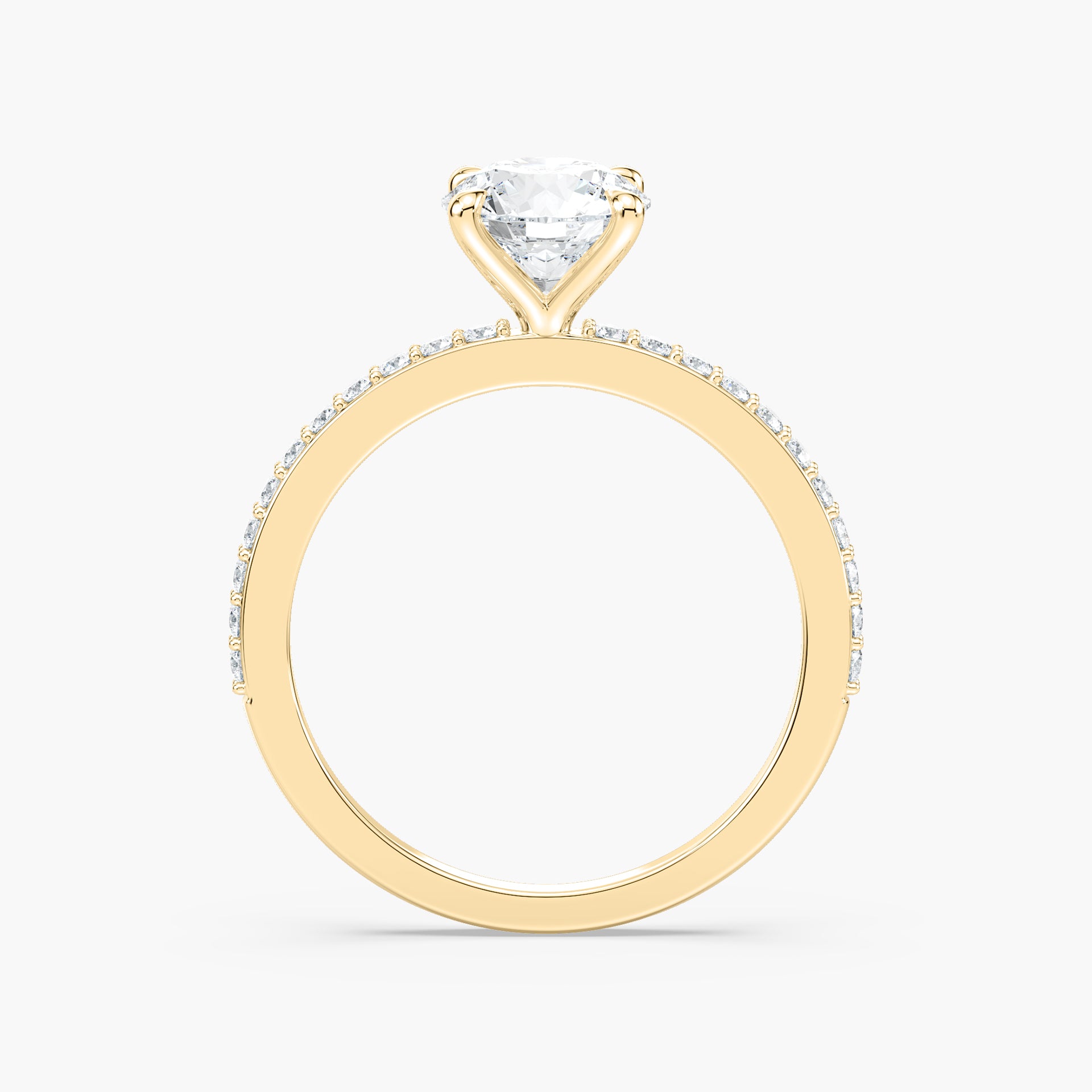 Charlotte Verlobungsring – Gelbgold