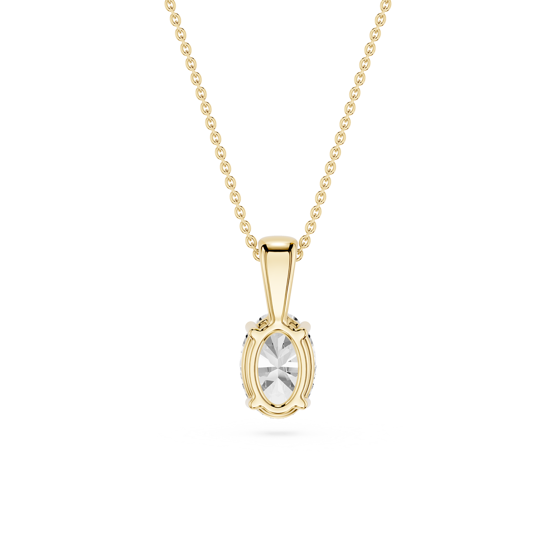 Lovea Lina Anhänger – Ovalschliff – Gelbgold