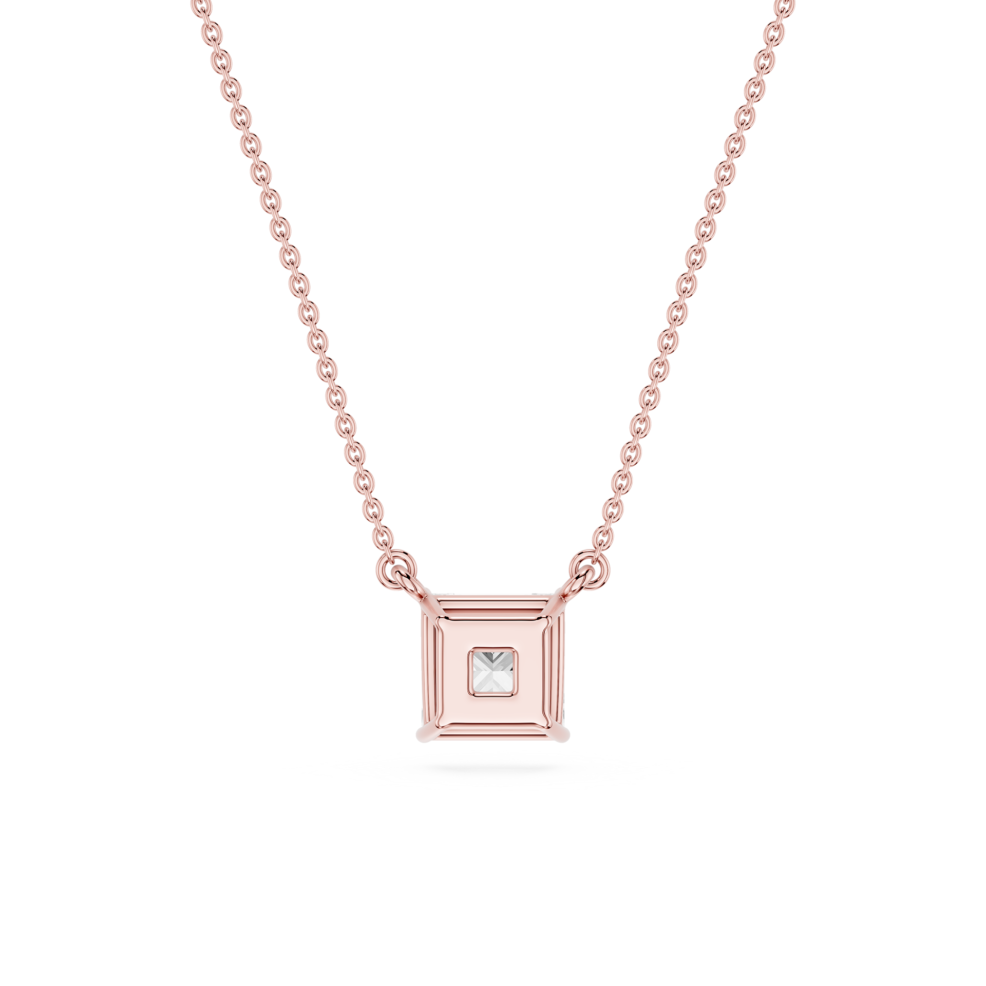 Lovea Carla Anhänger – Prinzessschliff – Roségold