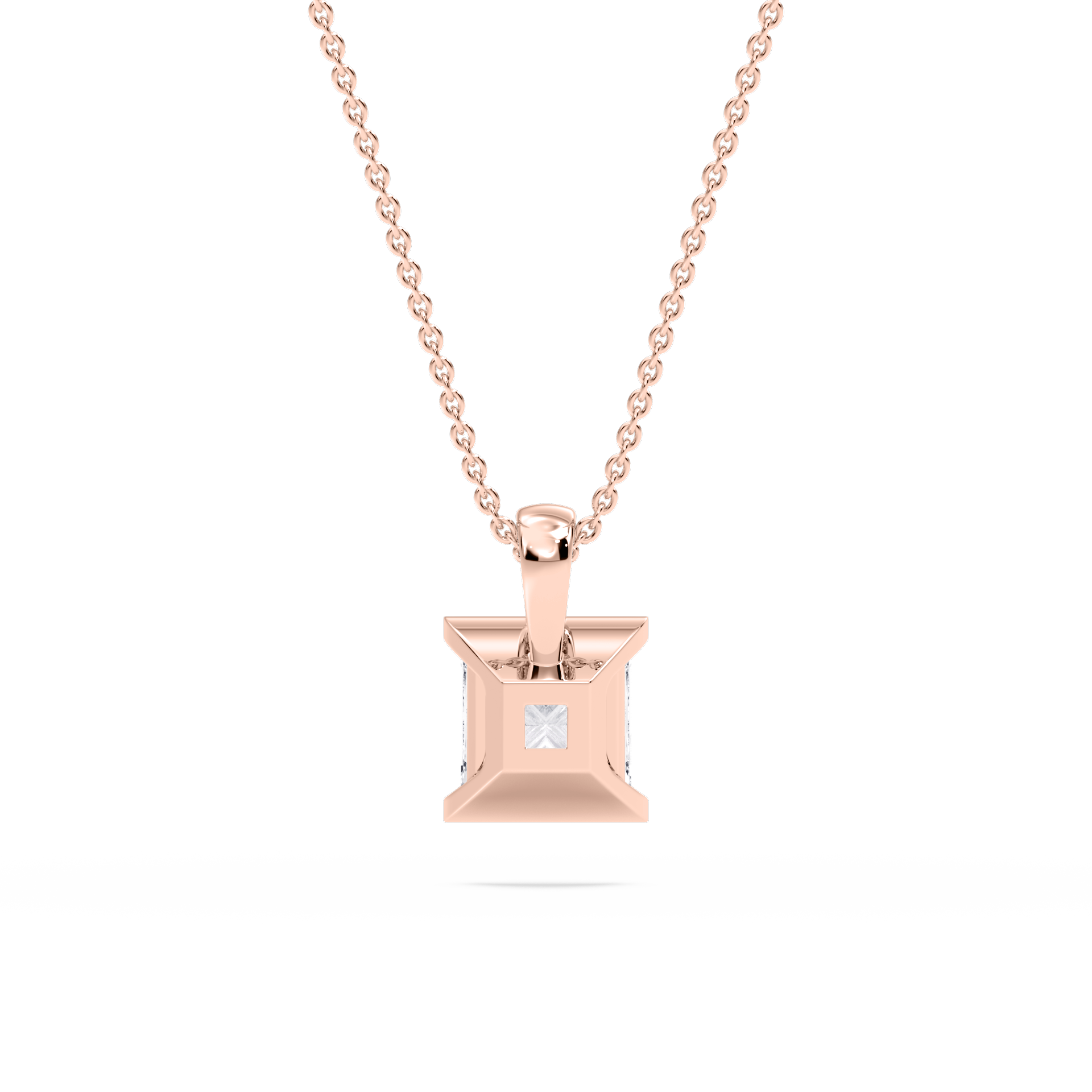 Lovea Hedda Anhänger – Prinzessschliff – Roségold