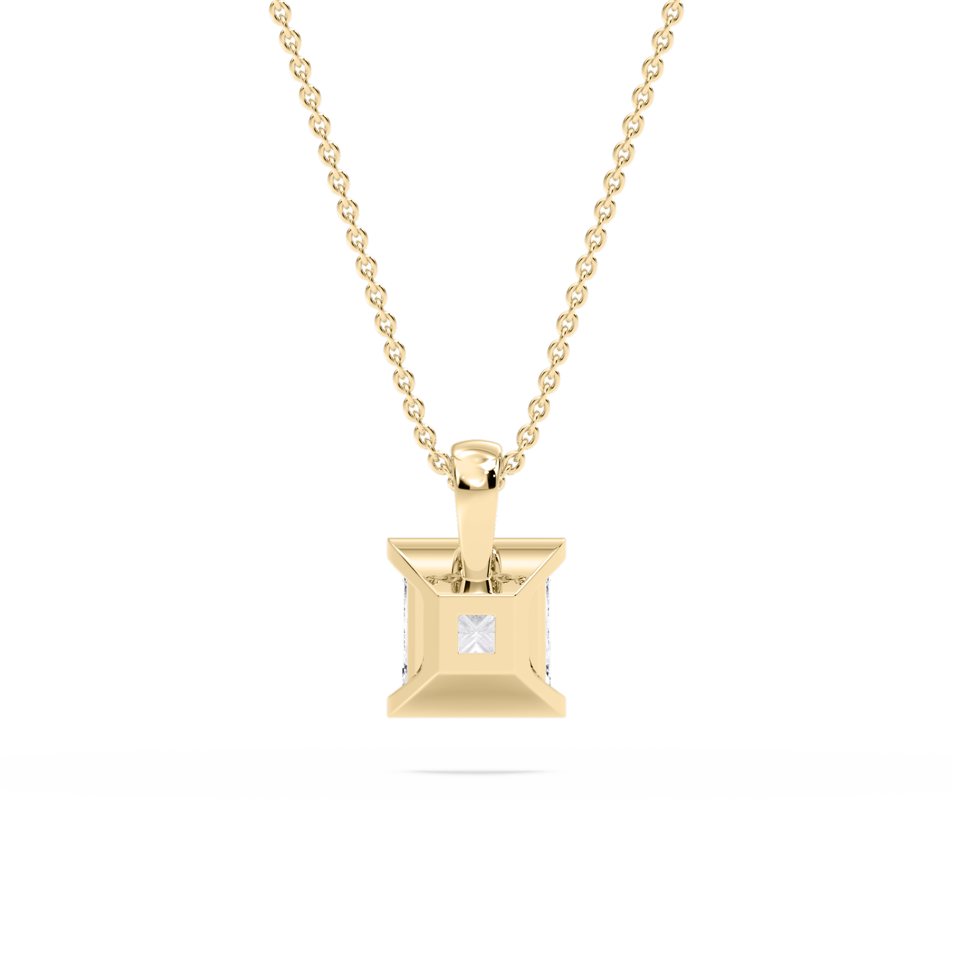 Lovea Hedda Anhänger – Prinzessschliff – Gelbgold