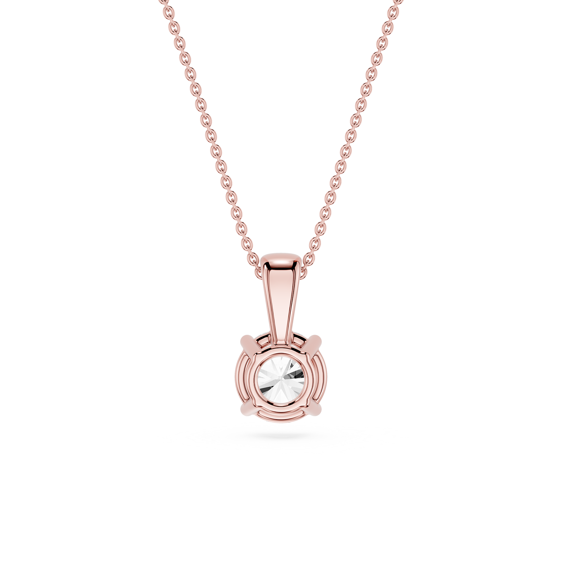 Lovea Lina Anhänger – Rundschliff – Roségold
