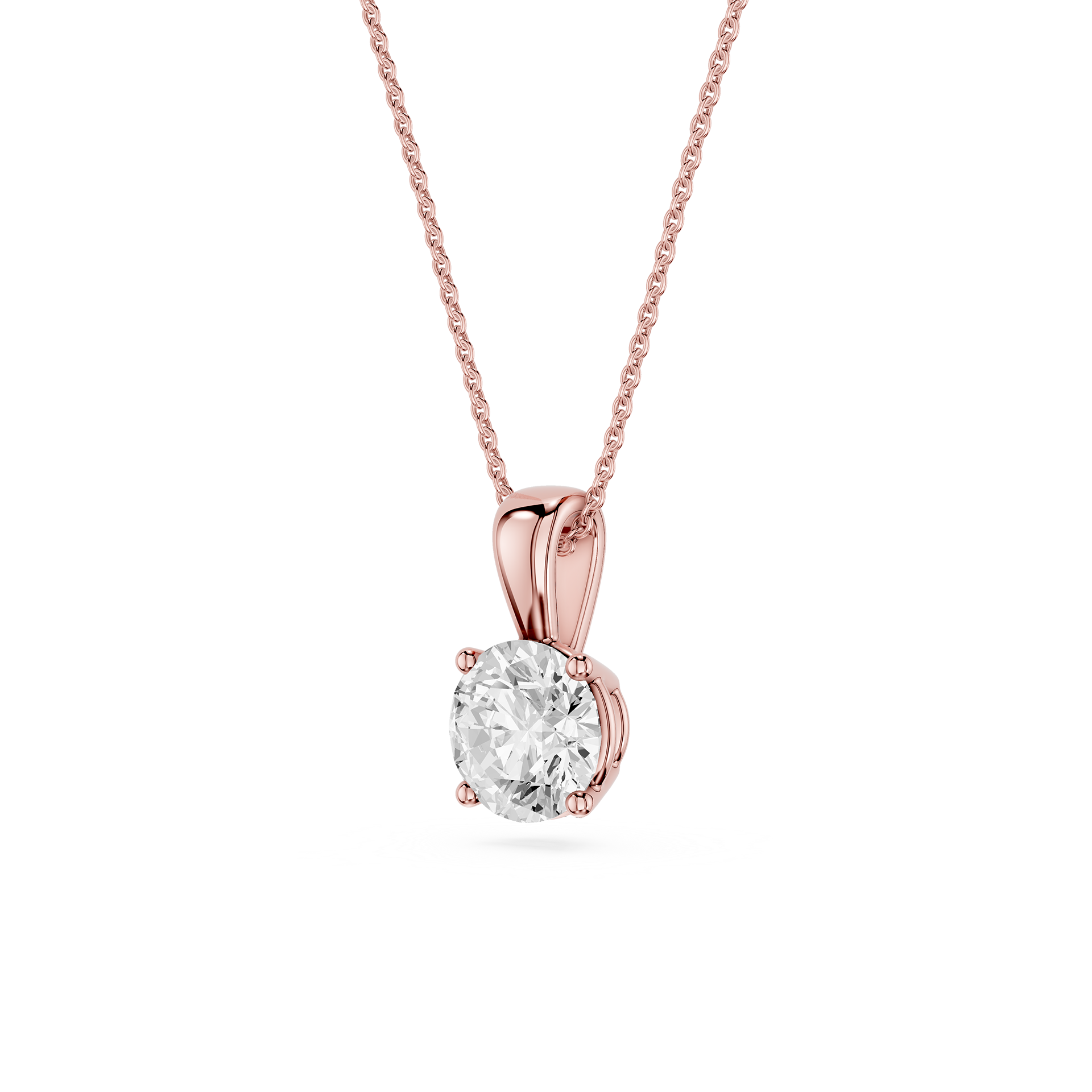 Lovea Lina Anhänger – Rundschliff – Roségold