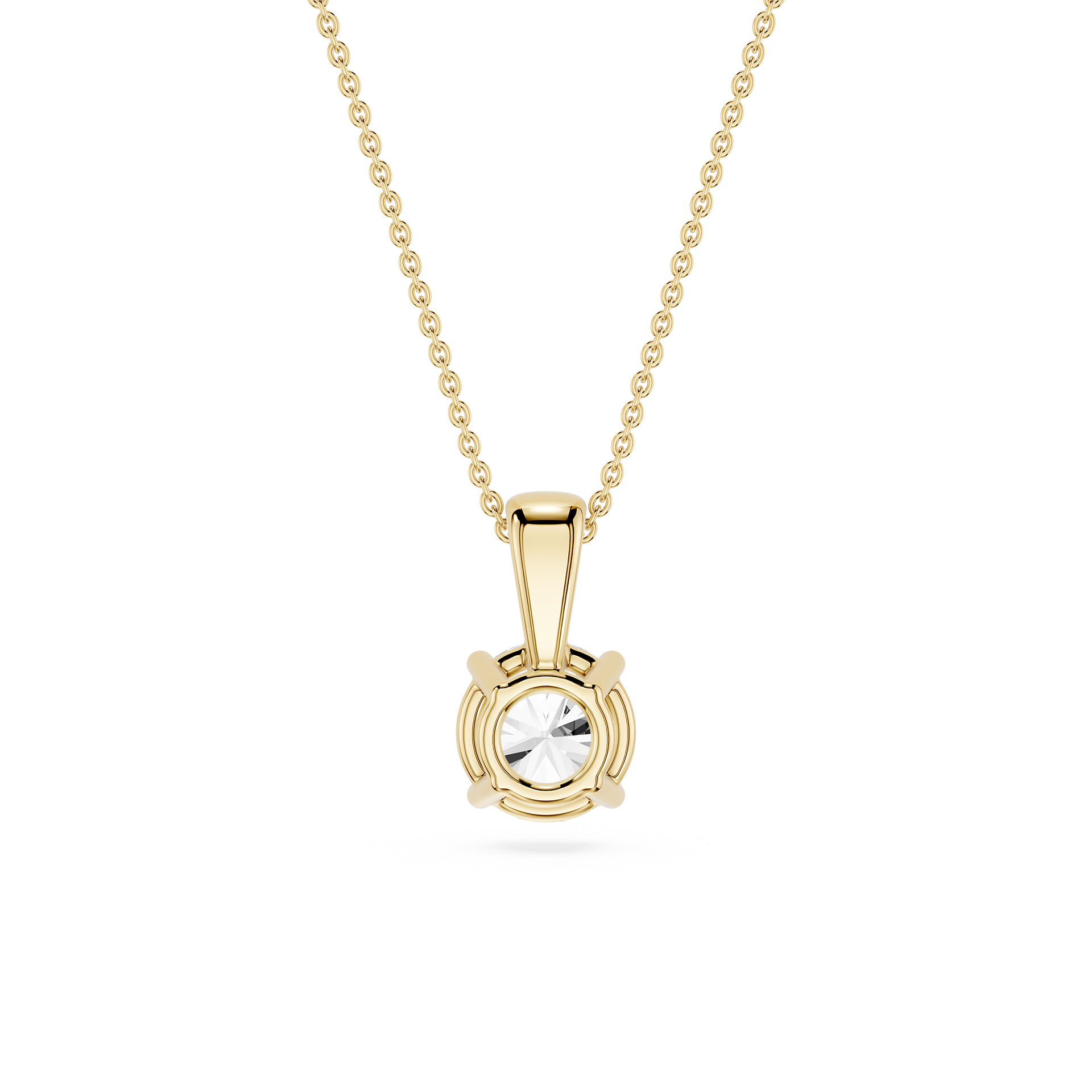 Lovea Lina Anhänger – Rundschliff – Gelbgold