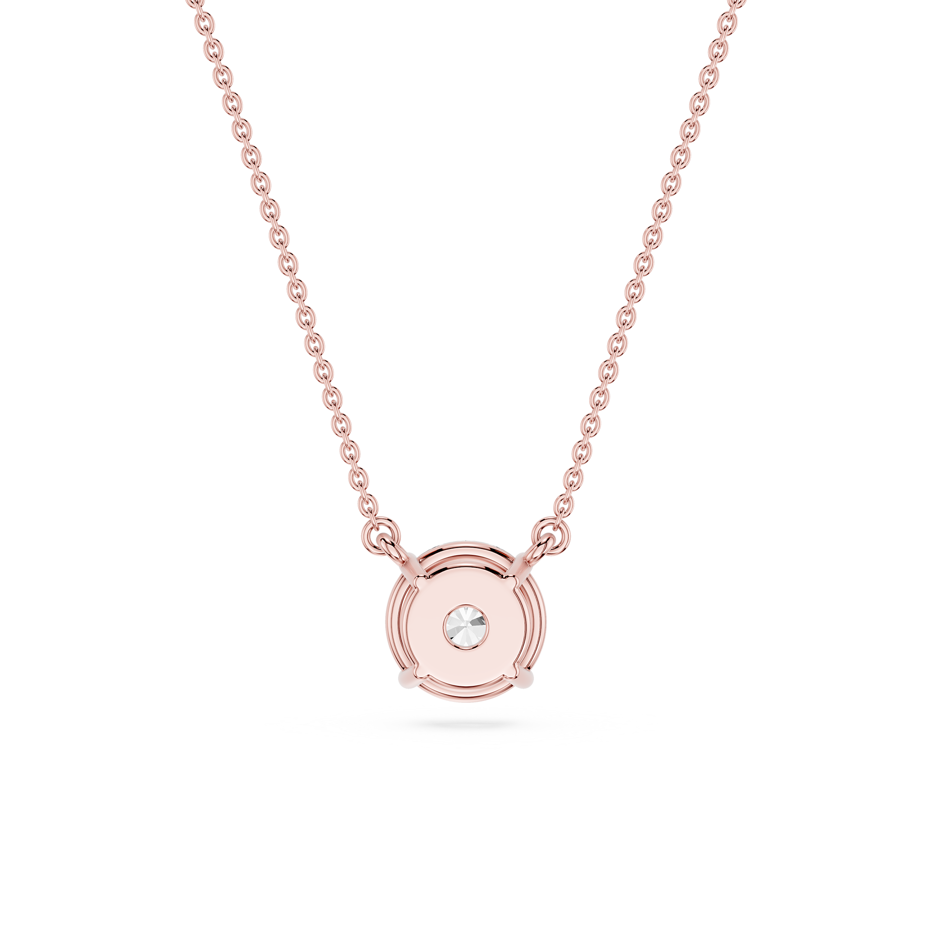 Lovea Carla Anhänger – Rundschliff – Roségold