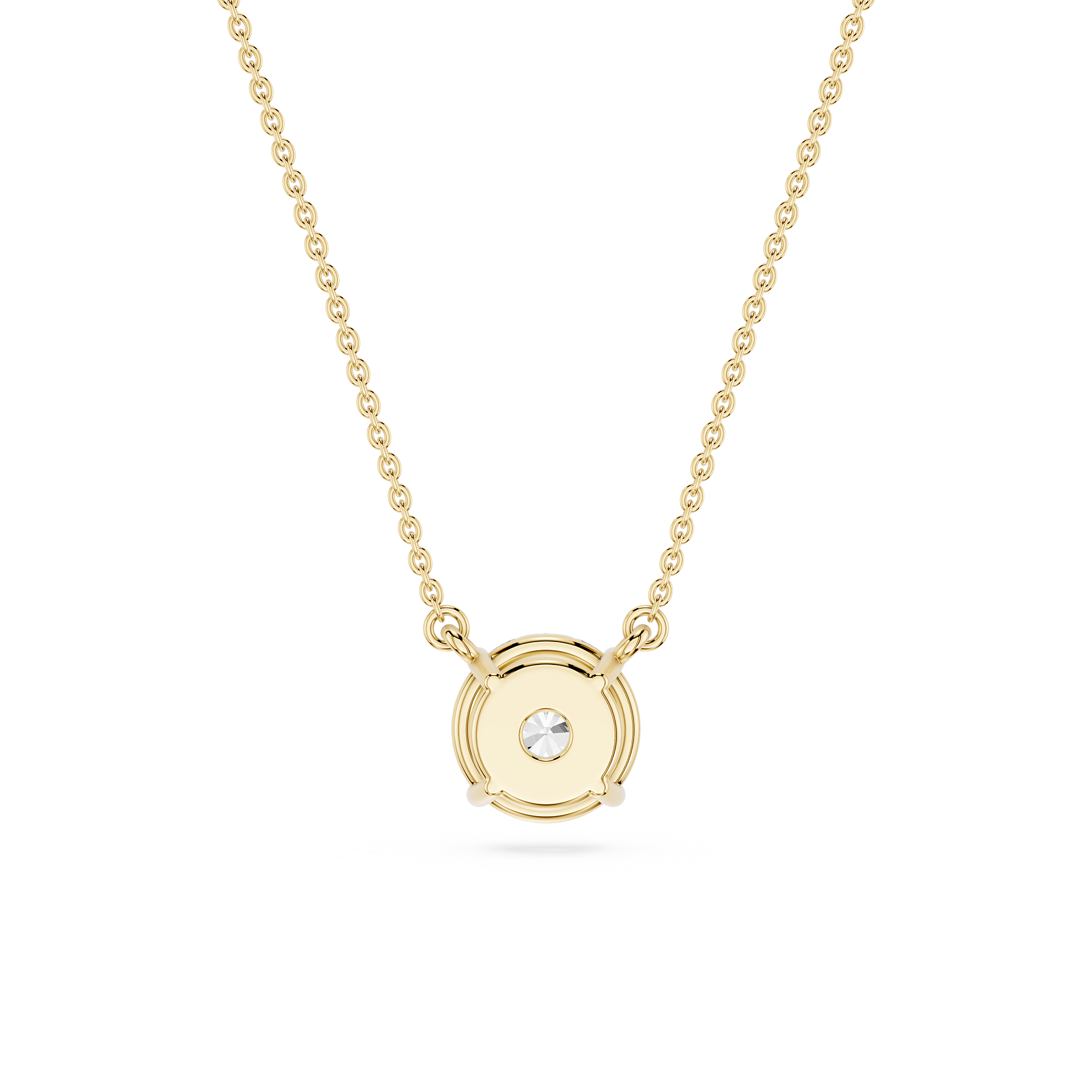 Lovea Carla Anhänger – Rundschliff – Gelbgold
