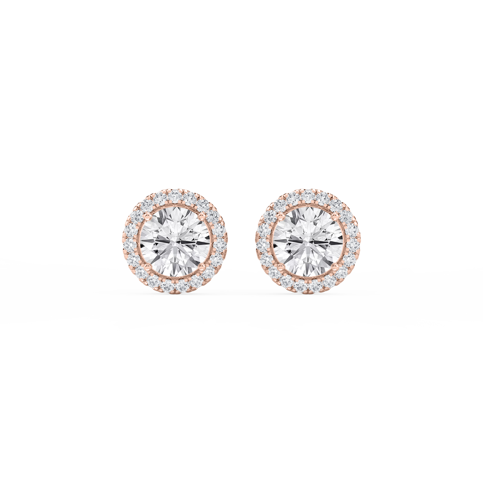 Lovea Pia Ohrstecker – Rundschliff – Roségold