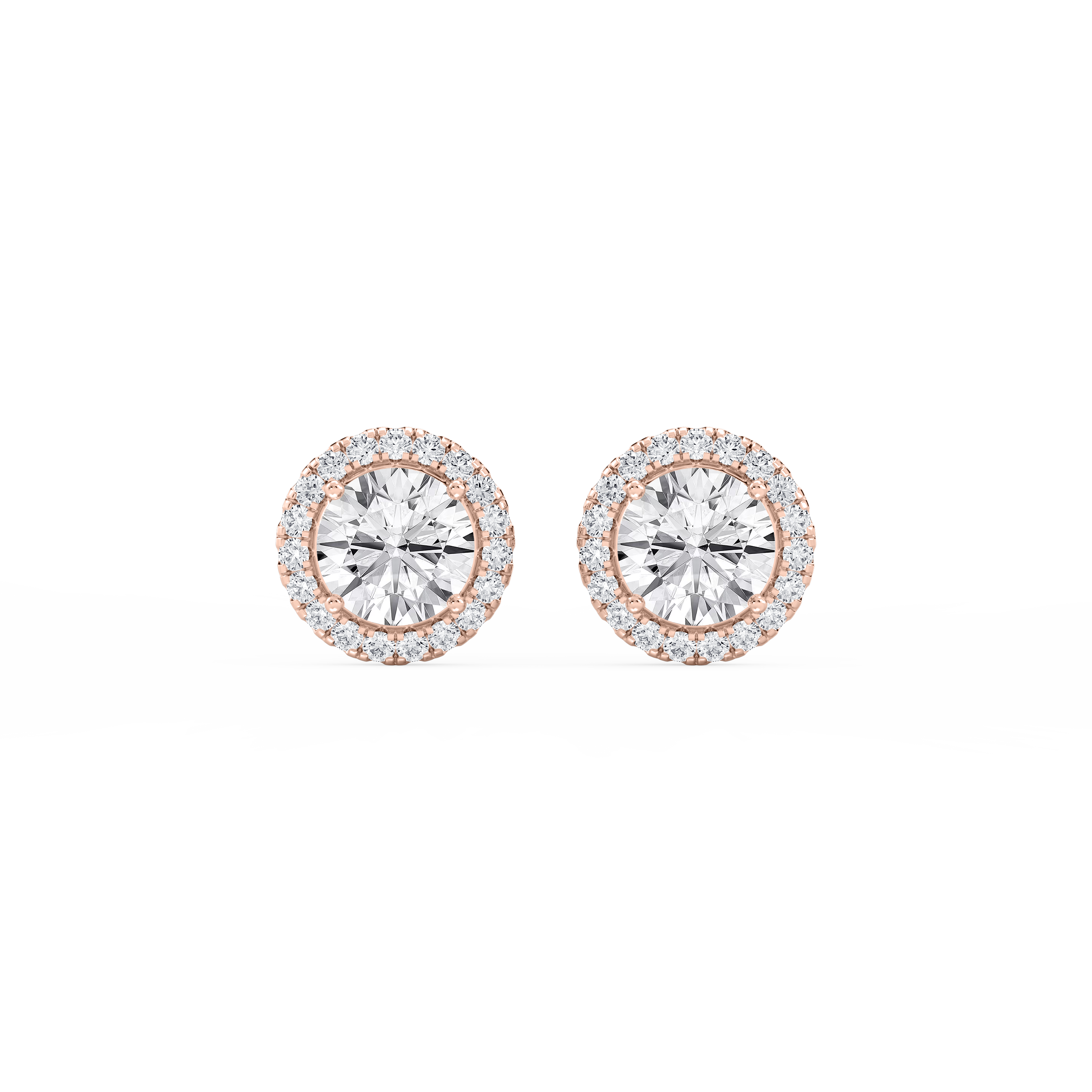 Lovea Pia Ohrstecker – Rundschliff – Roségold
