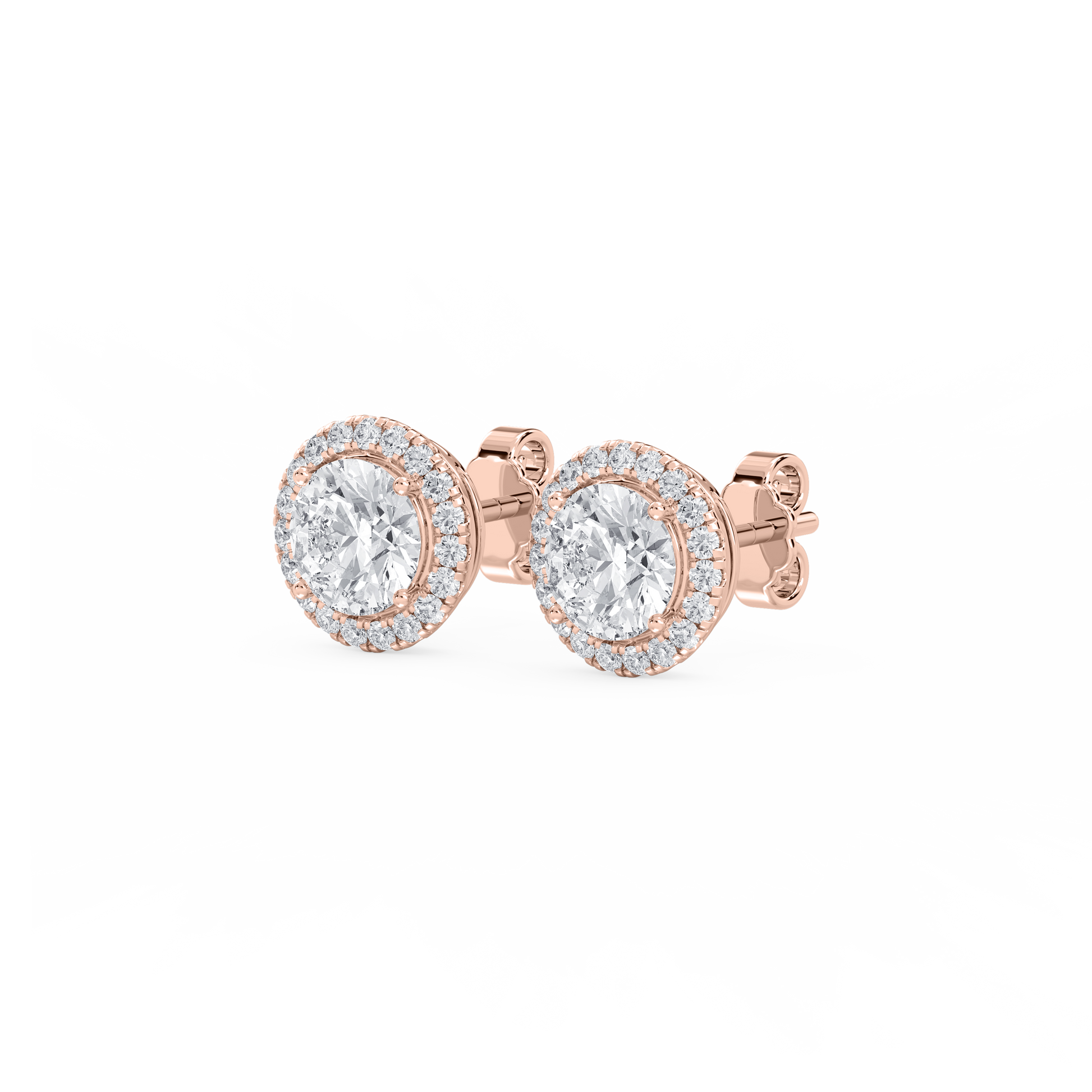 Lovea Pia Ohrstecker – Rundschliff – Roségold