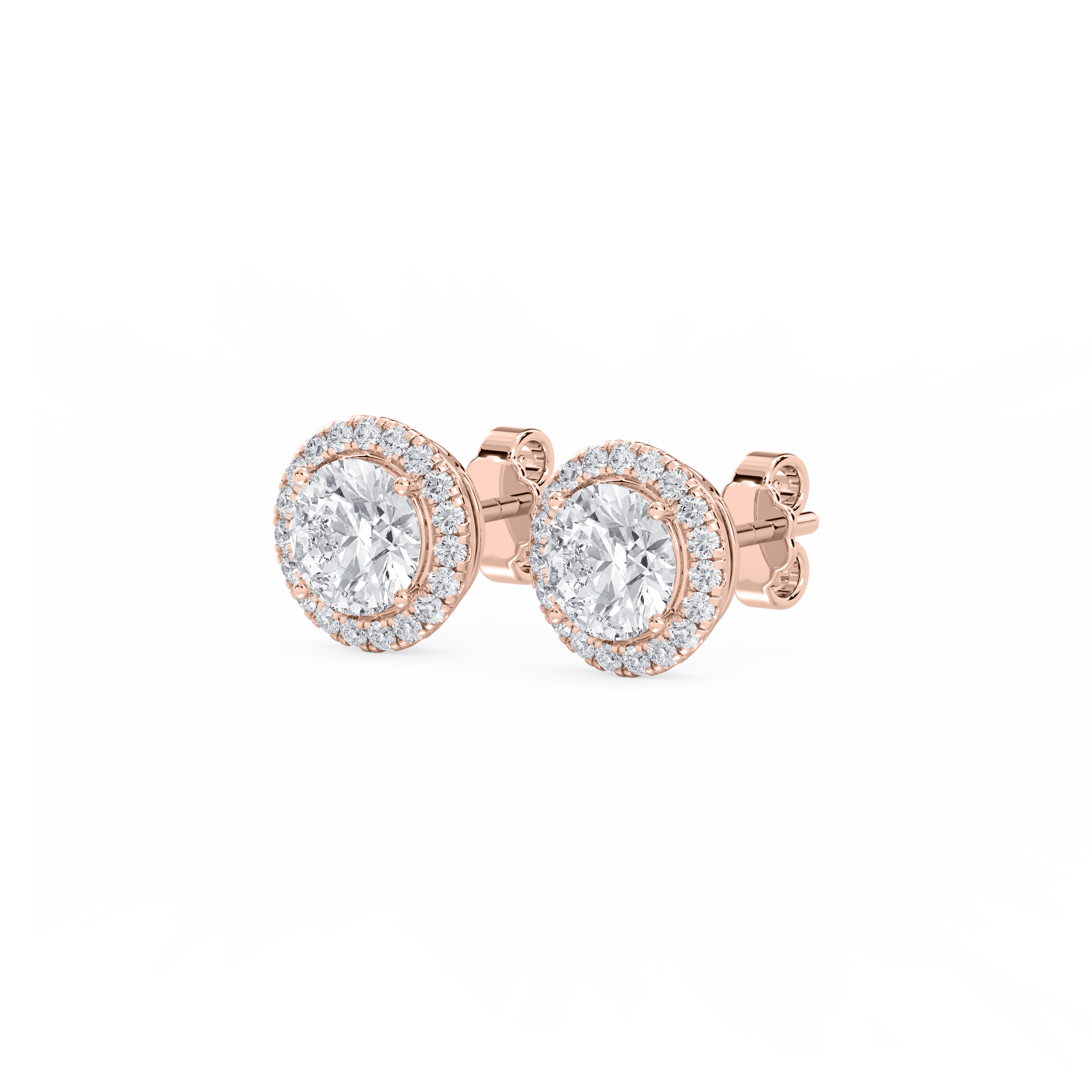 Lovea Pia Ohrstecker – Rundschliff – Roségold