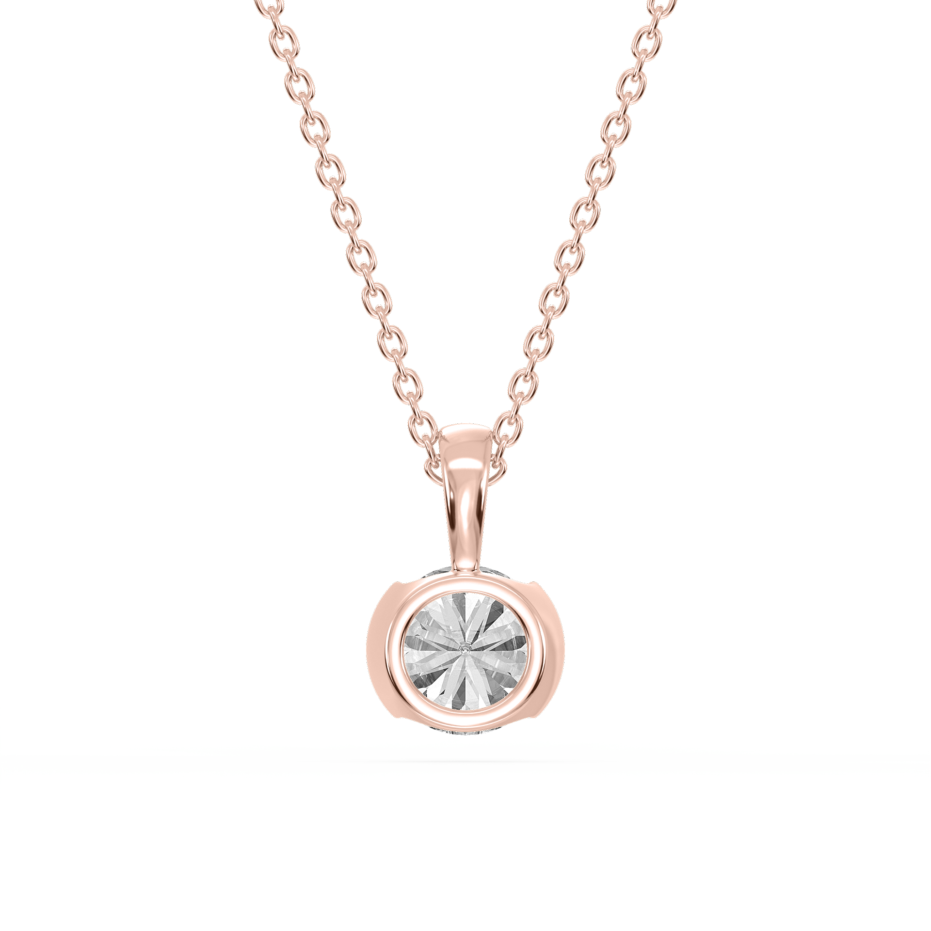 Lovea Hedda Anhänger – Rundschliff – Roségold