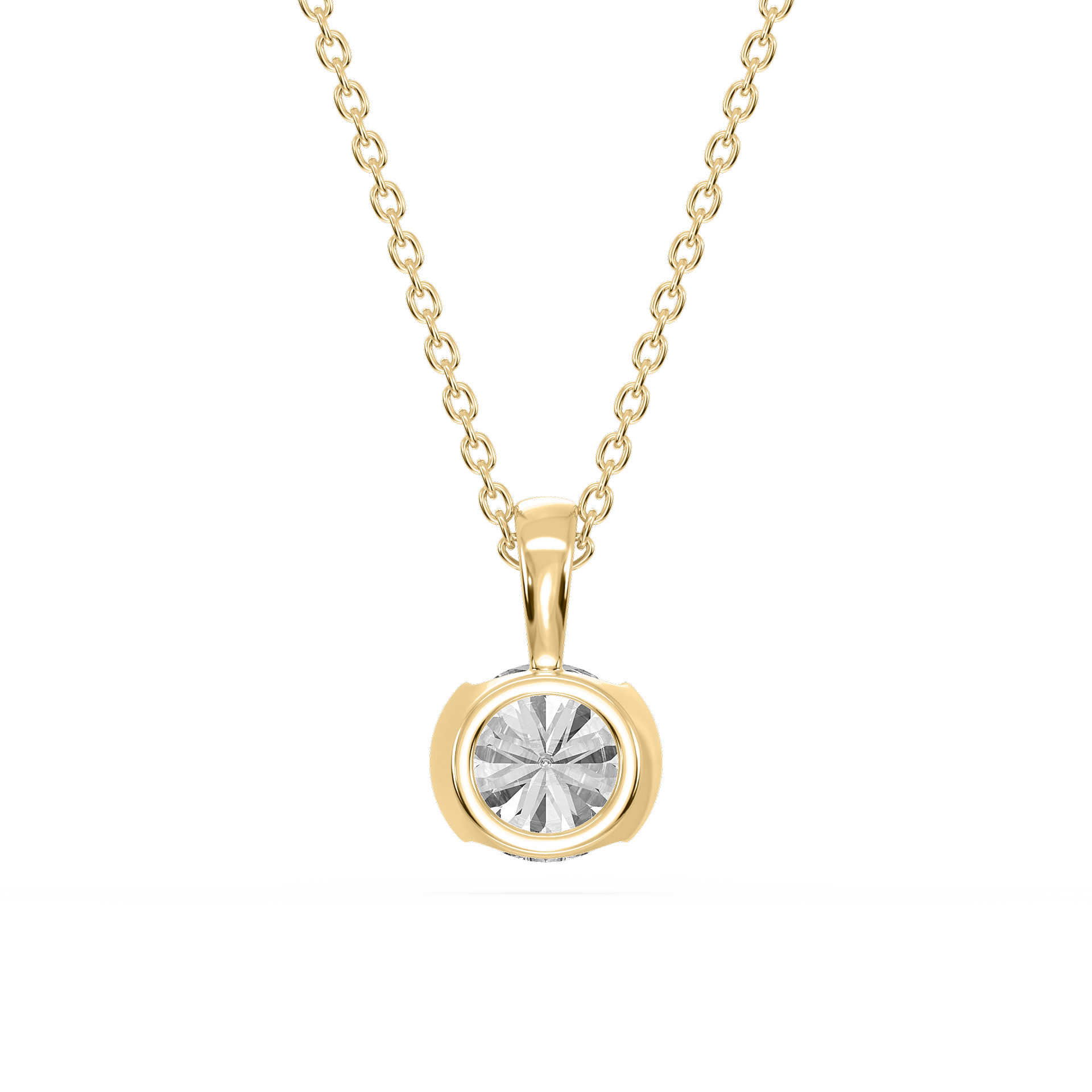 Lovea Hedda Anhänger – Rundschliff – Gelbgold