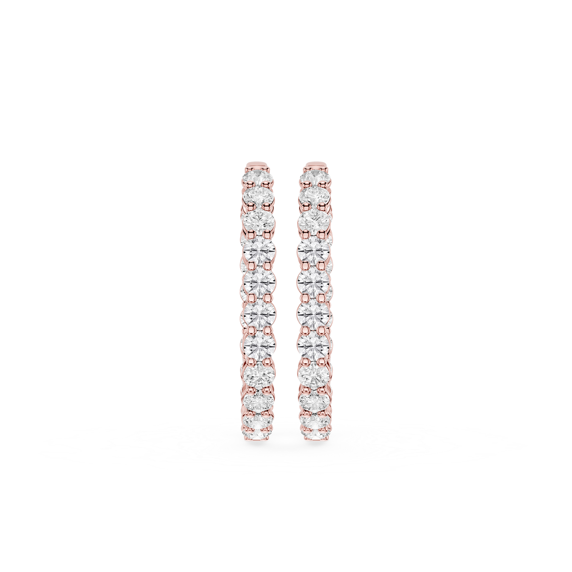 Lovea Mara Creolen – Rundschliff – Roségold