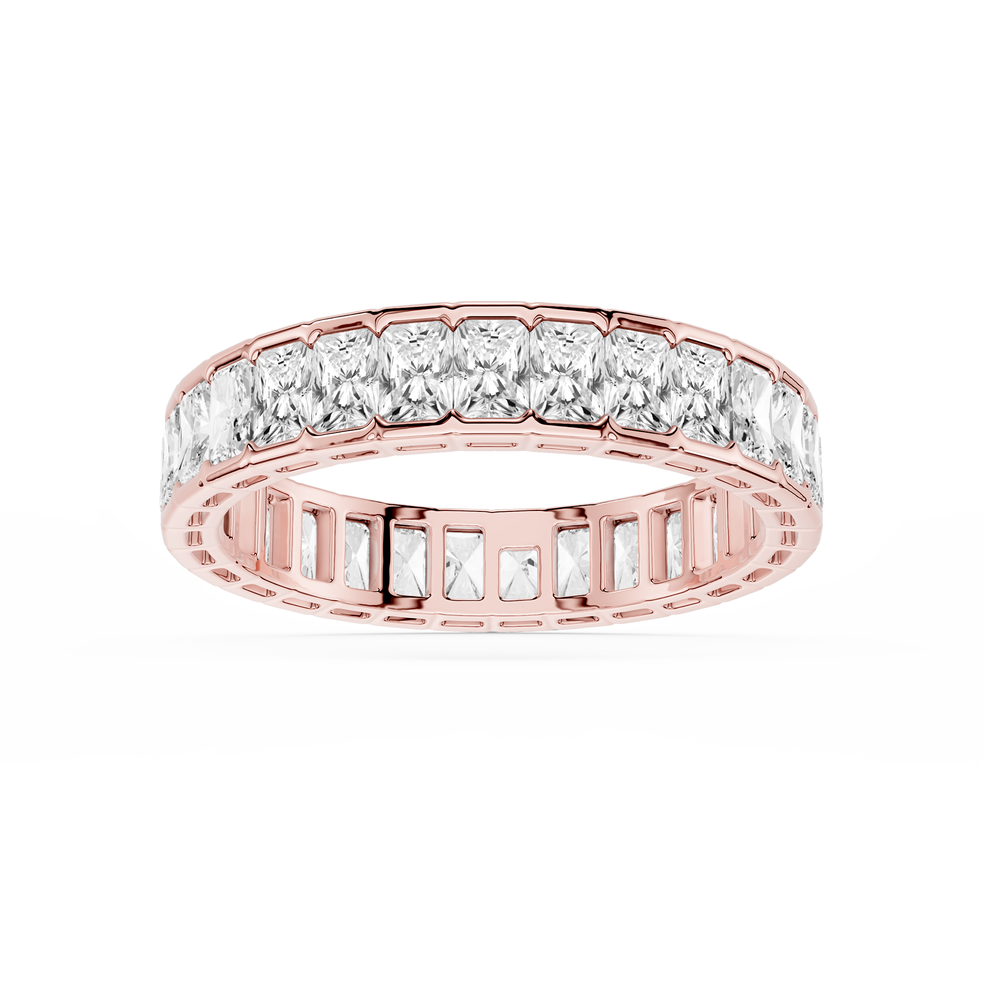 Lovea Paula Eternity Ring Radiantschliff – Roségold