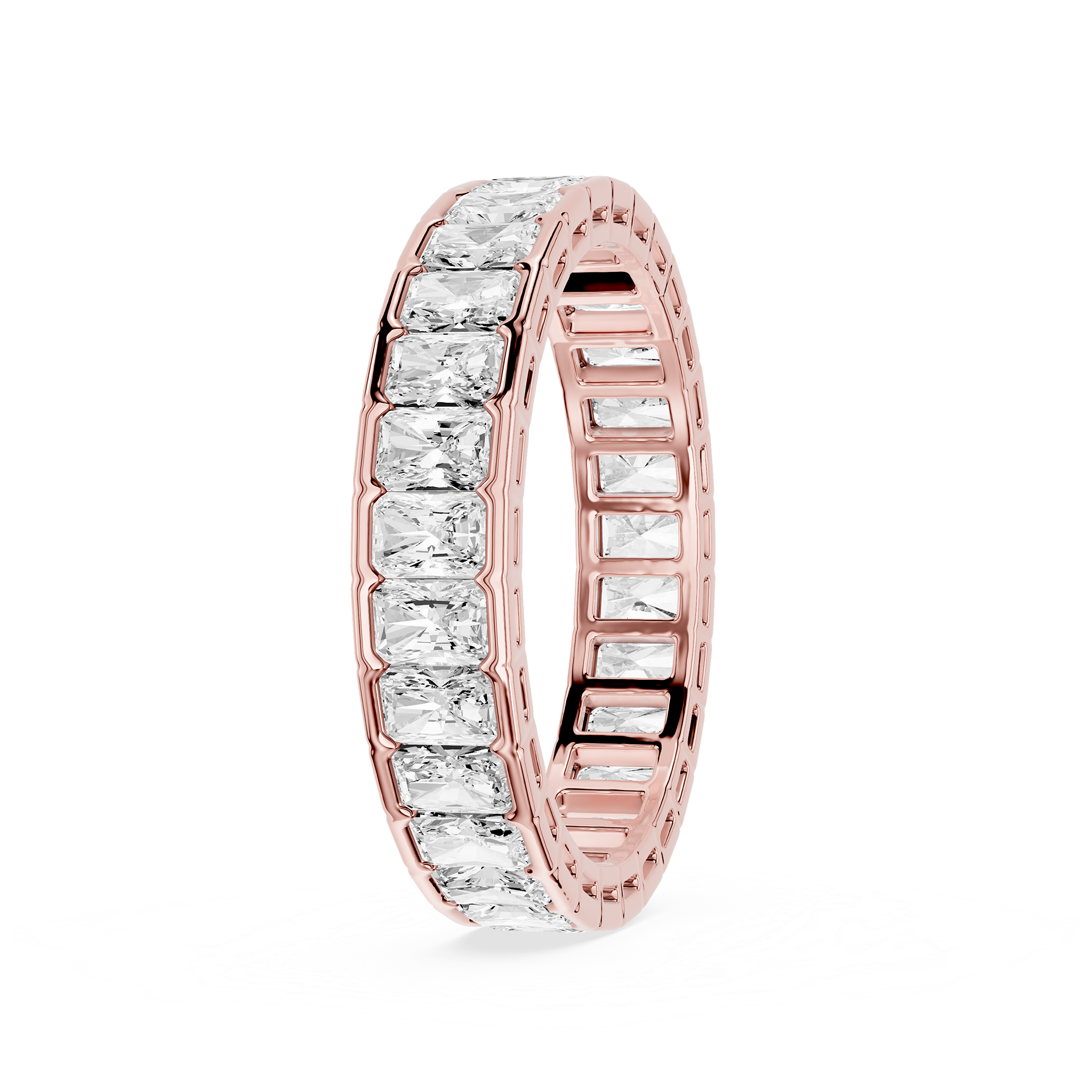 Lovea Paula Eternity Ring Radiantschliff – Roségold