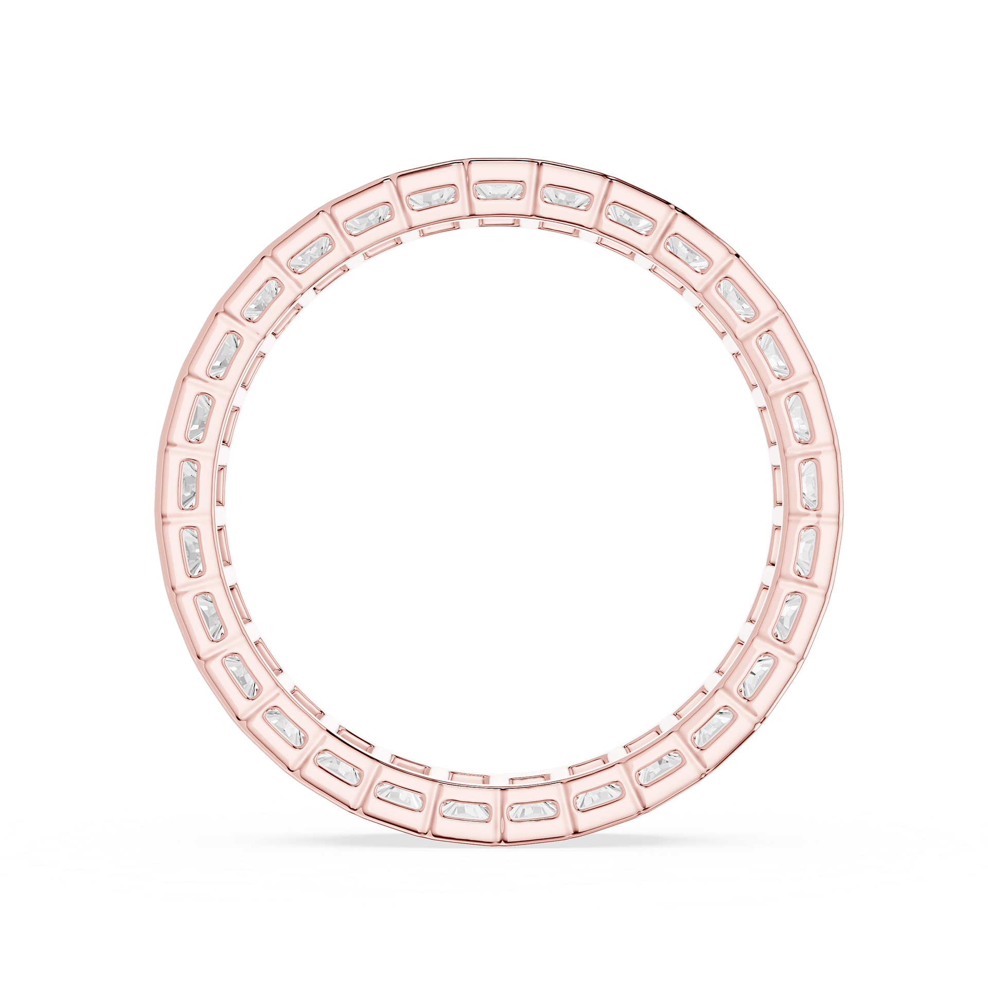 Lovea Paula Eternity Ring Radiantschliff – Roségold