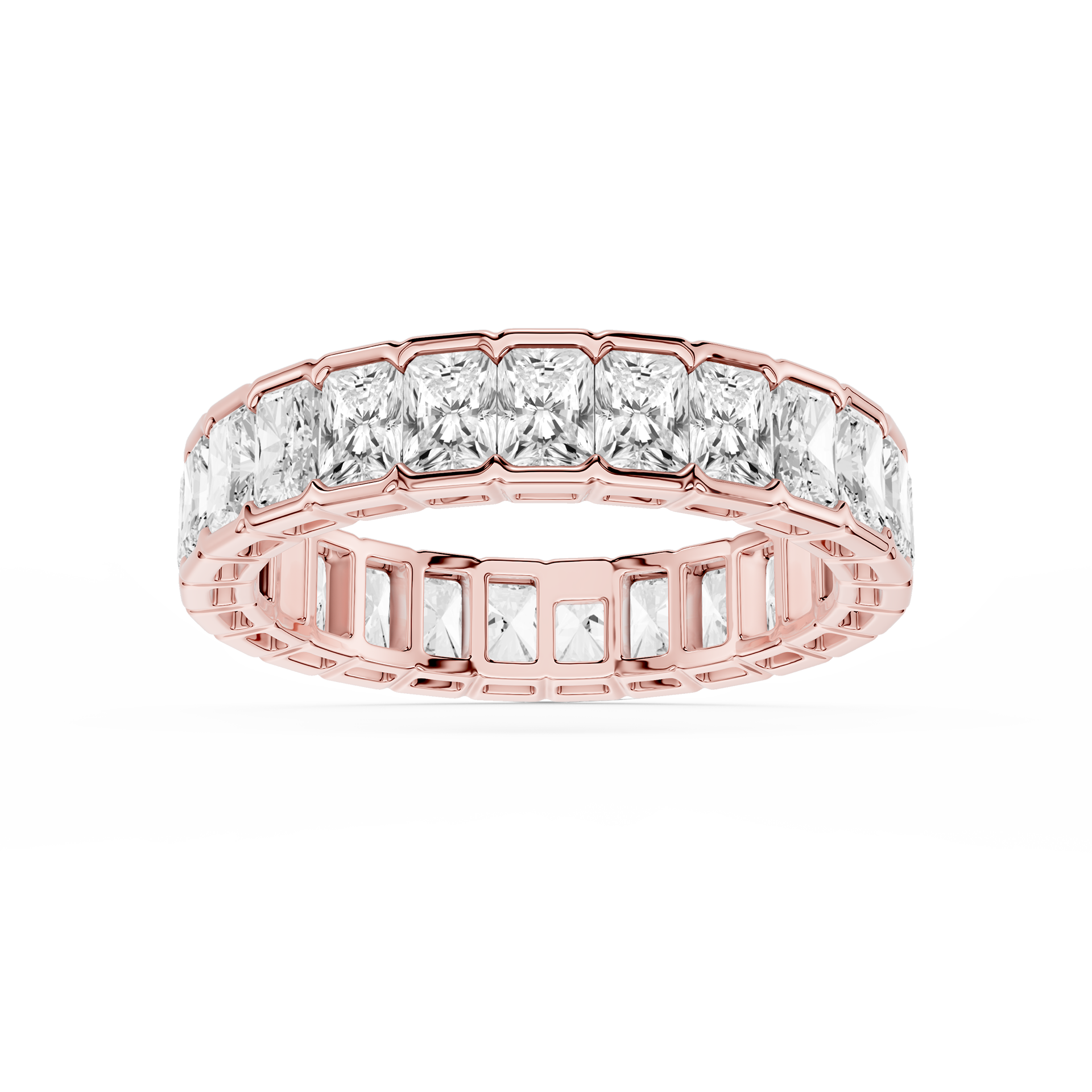 Lovea Paula Eternity Ring Radiantschliff – Roségold