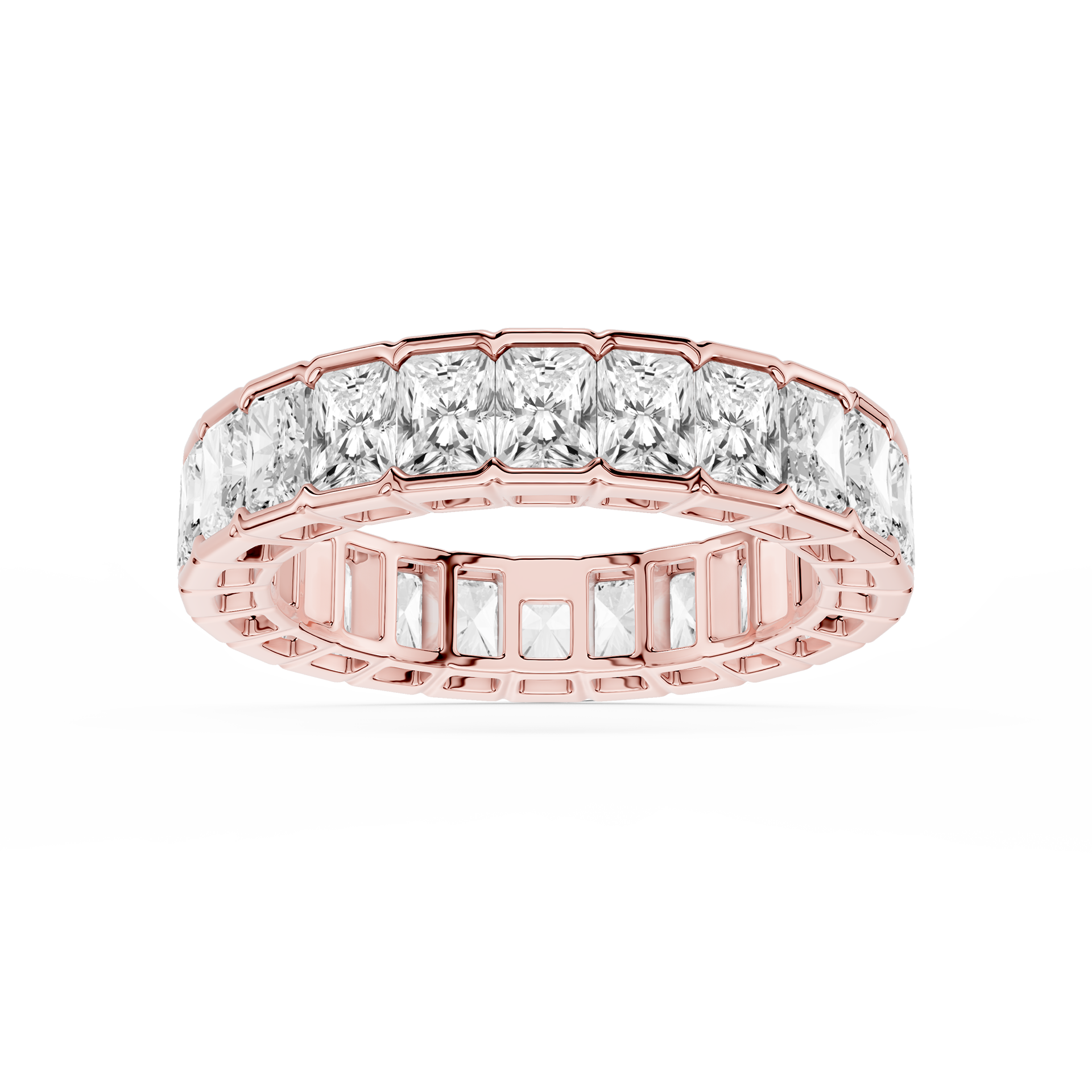 Lovea Paula Eternity Ring Radiantschliff – Roségold