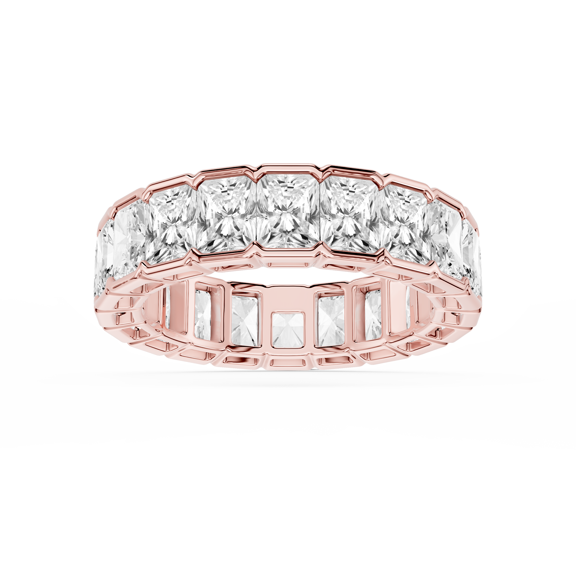 Lovea Paula Eternity Ring Radiantschliff – Roségold