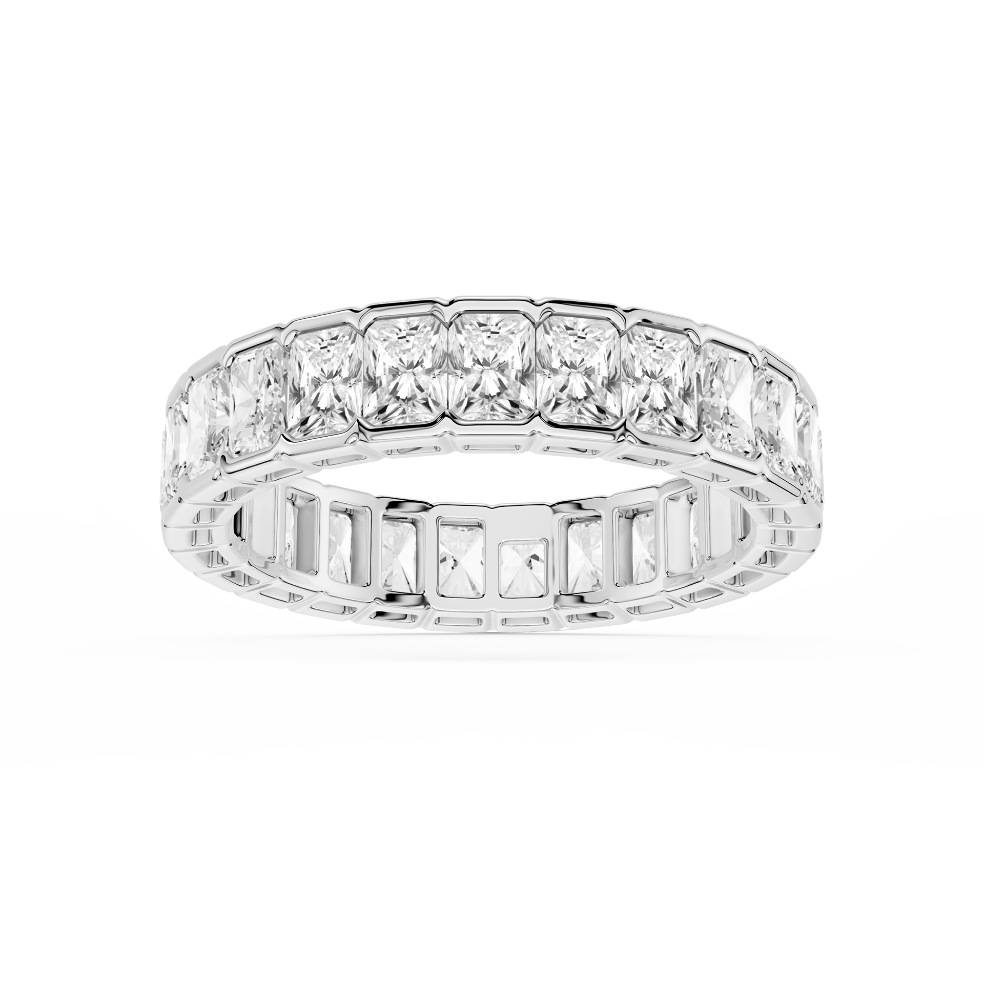 Lovea Paula Eternity Ring Radiantschliff – Weißgold