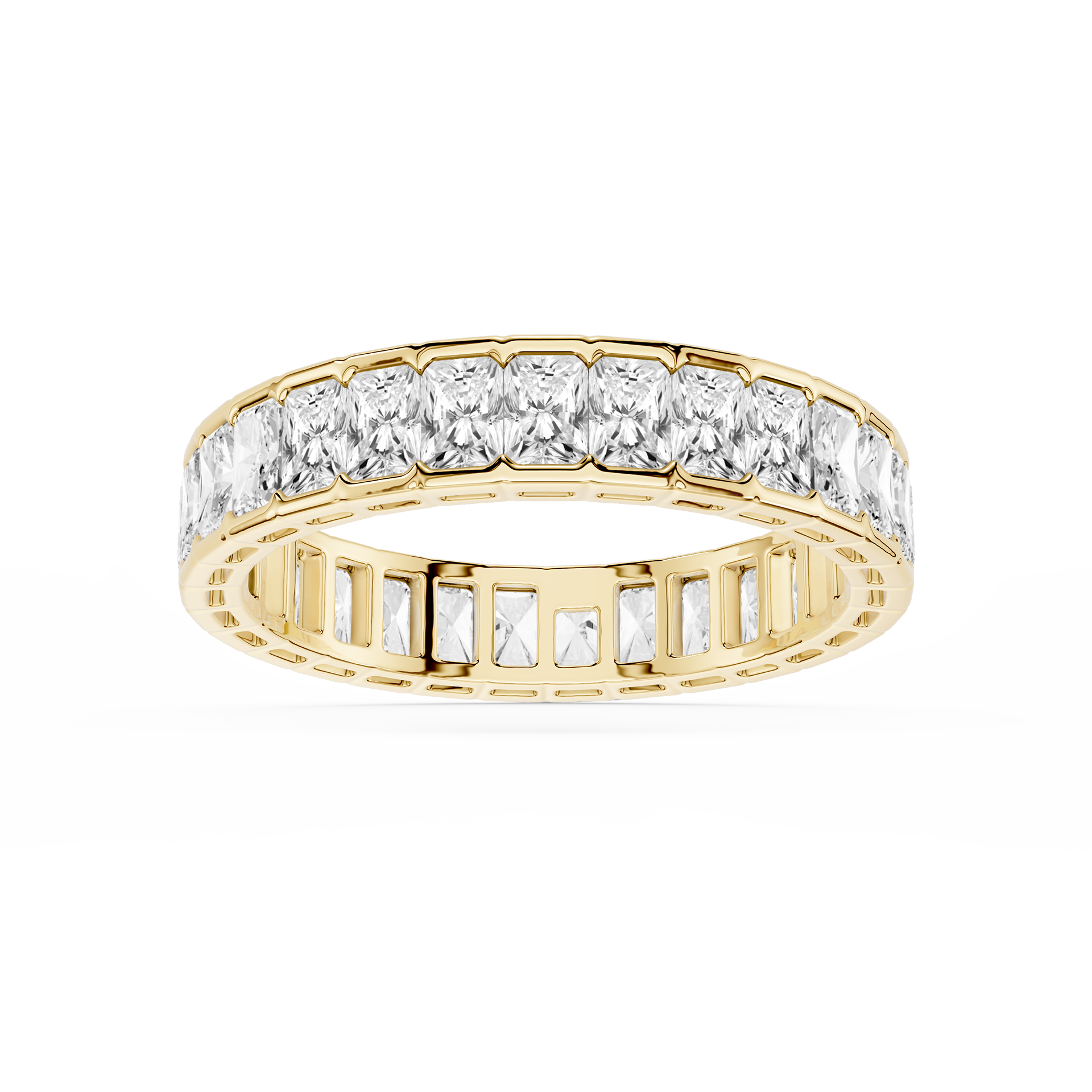 Lovea Paula Eternity Ring Radiantschliff – Gelbgold