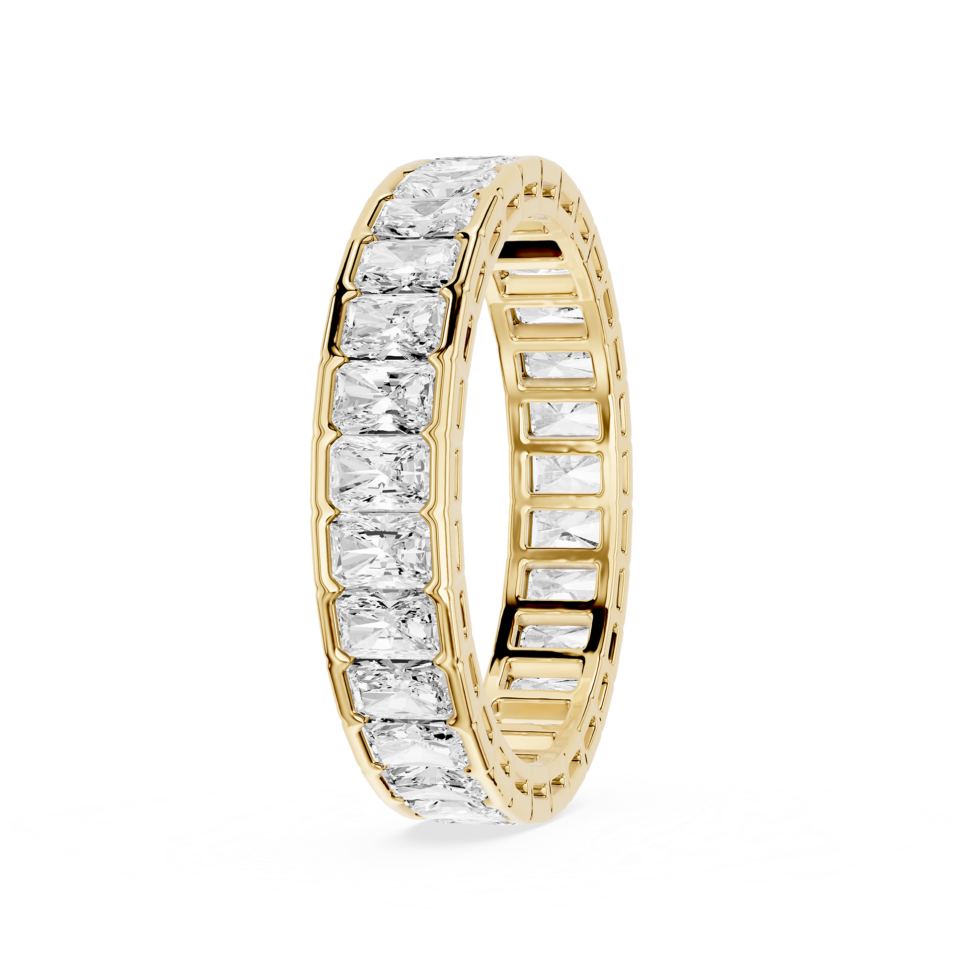 Lovea Paula Eternity Ring Radiantschliff – Gelbgold