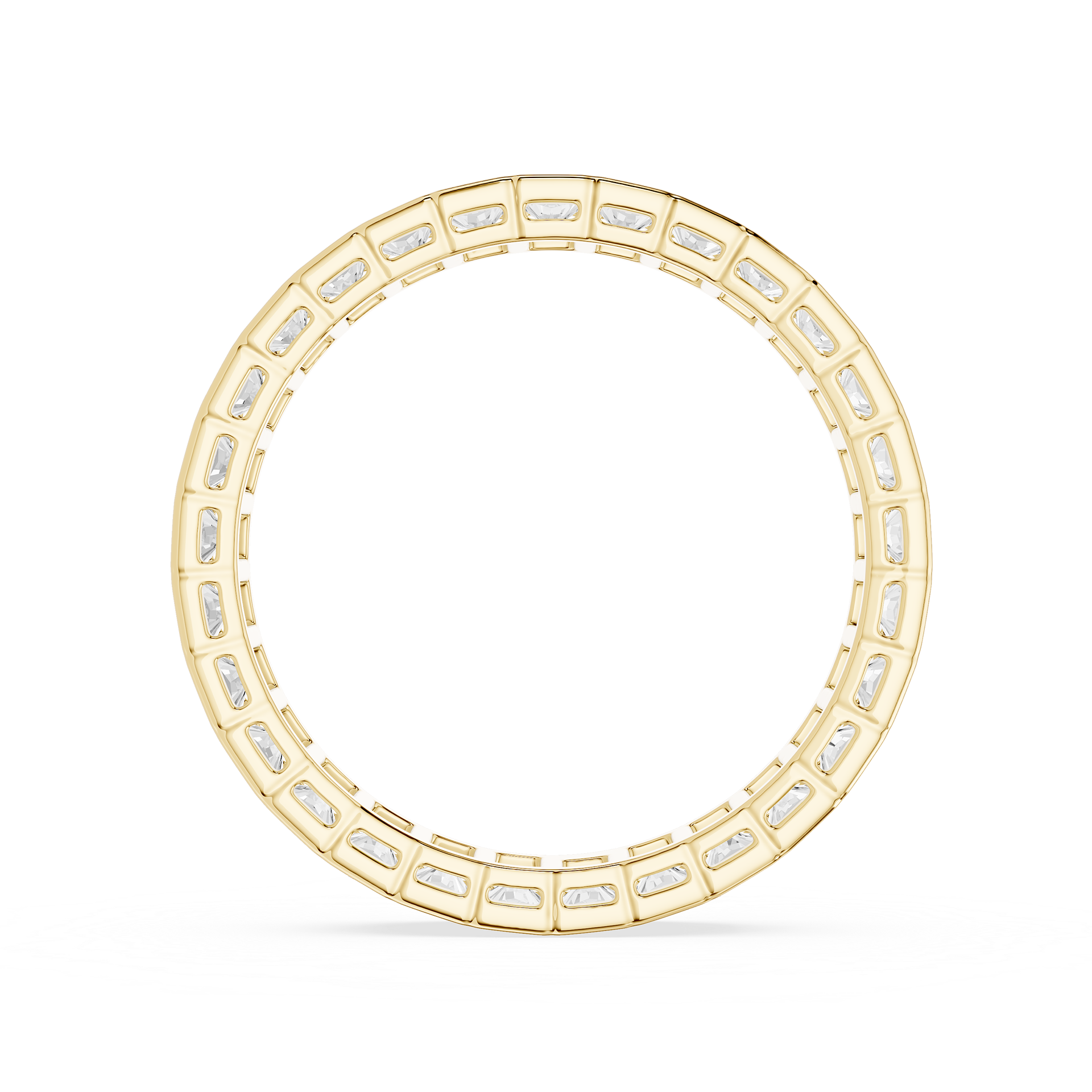 Lovea Paula Eternity Ring Radiantschliff – Gelbgold
