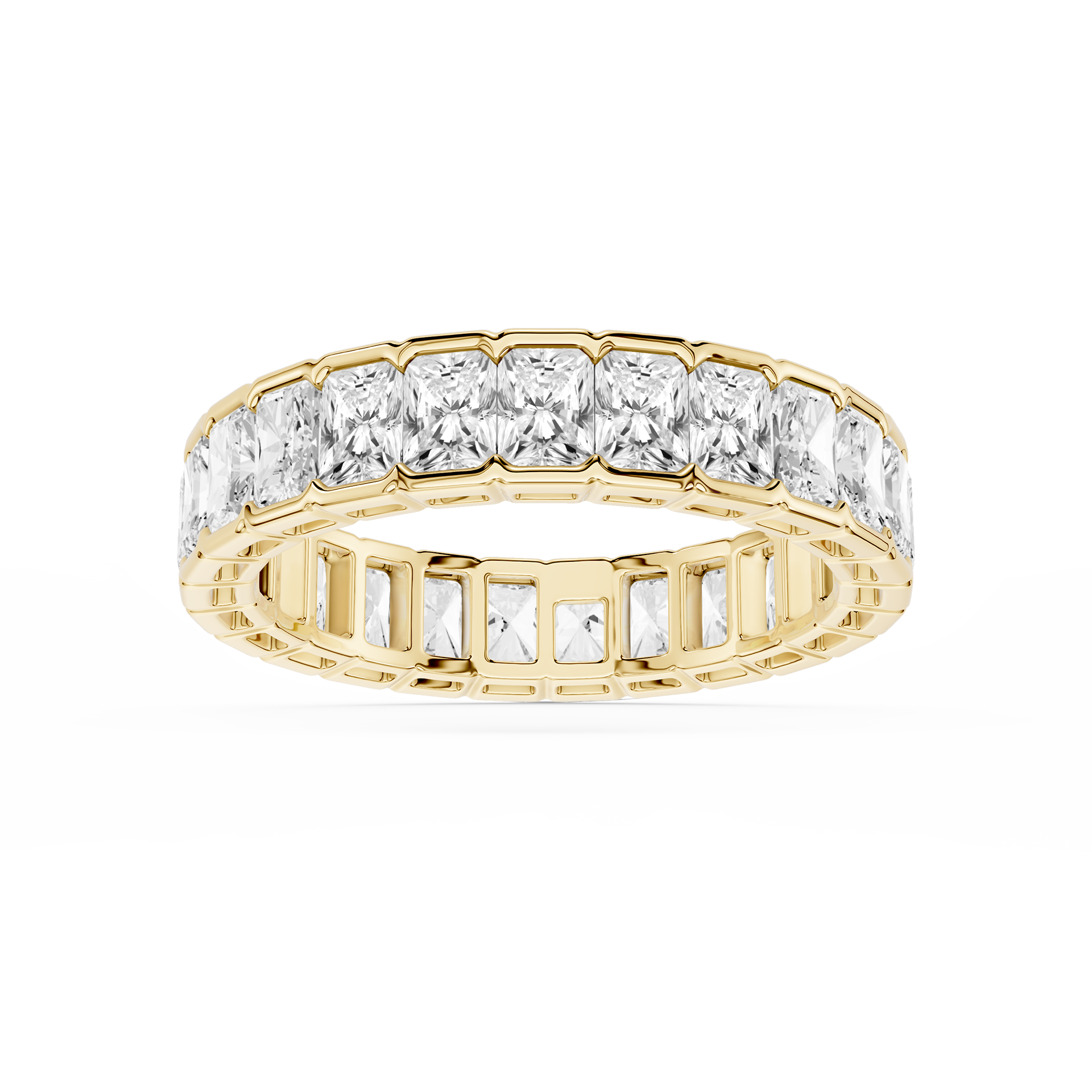 Lovea Paula Eternity Ring Radiantschliff – Gelbgold