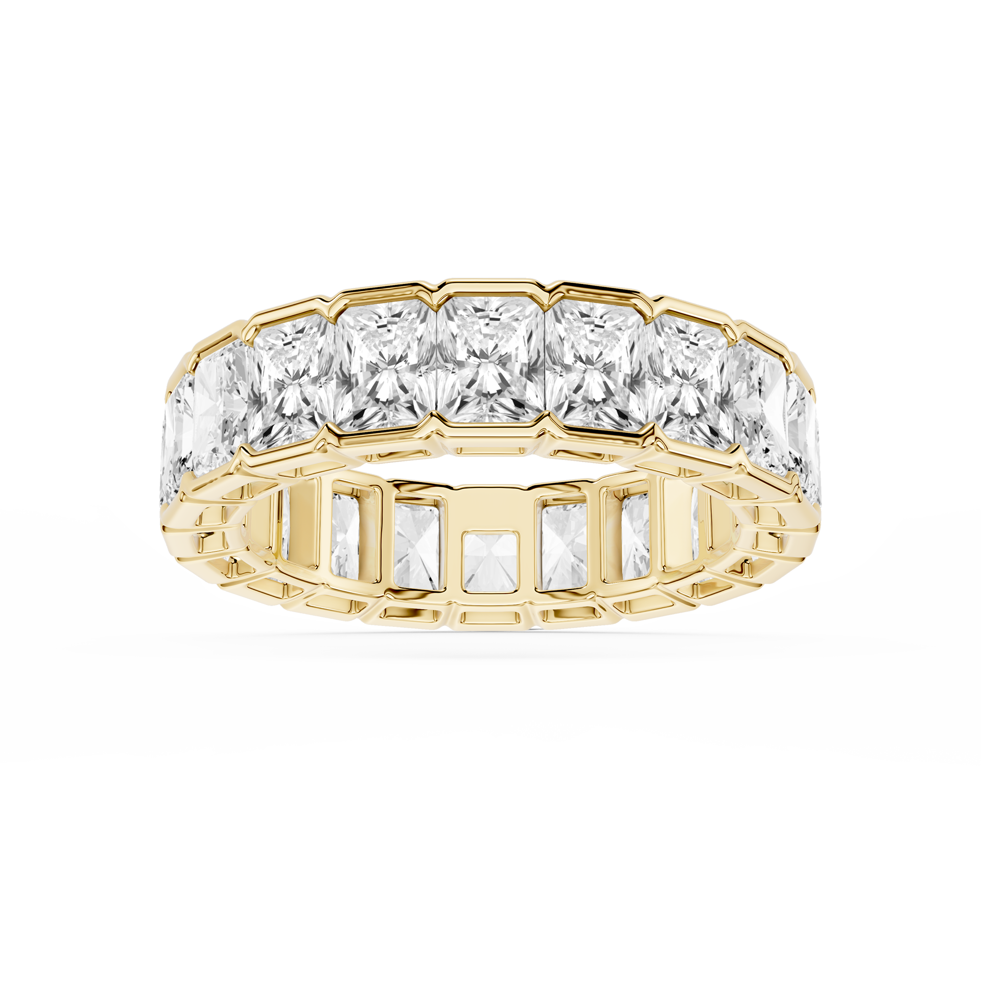 Lovea Paula Eternity Ring Radiantschliff – Gelbgold