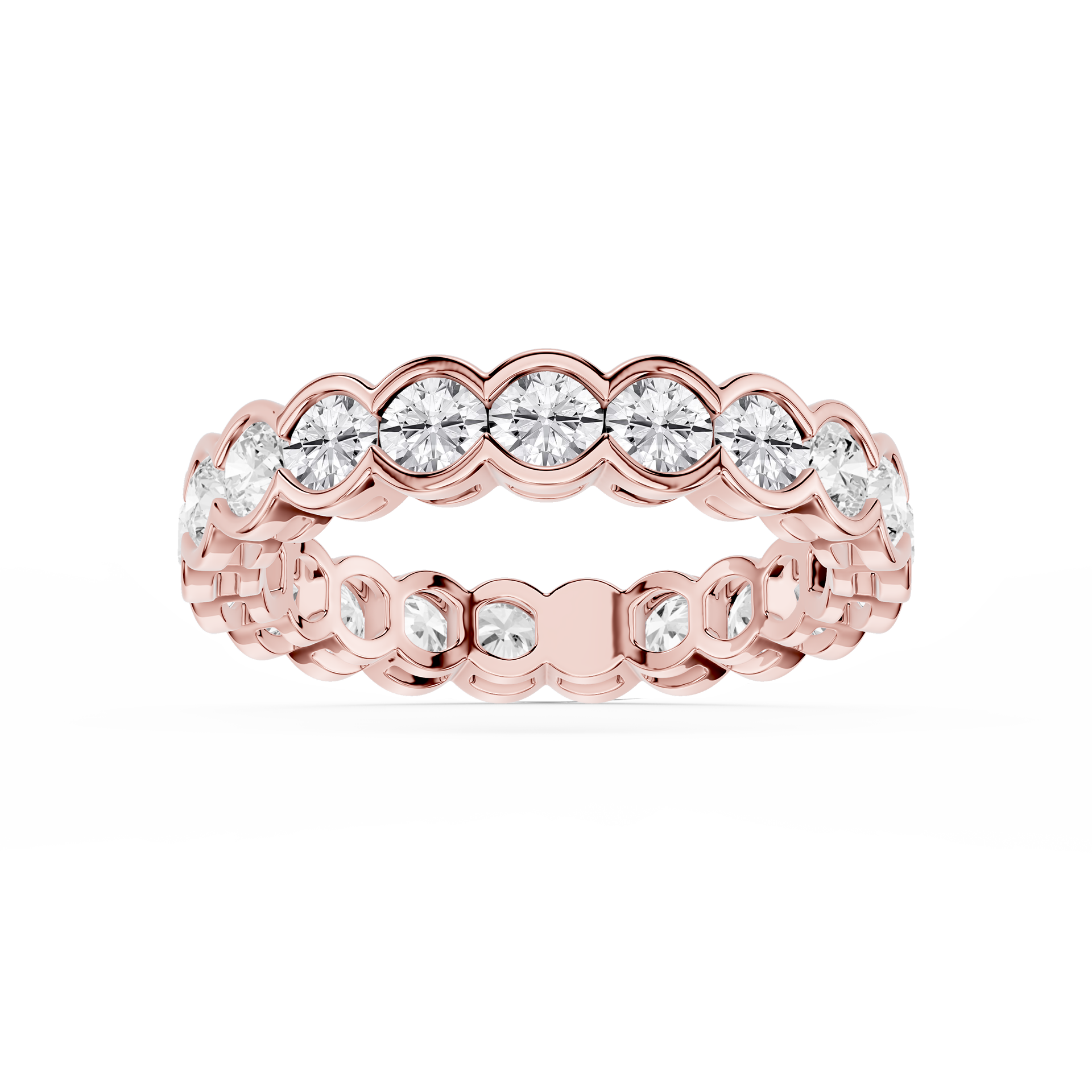 Lovea Paula Eternity Ring Rundschliff – Roségold