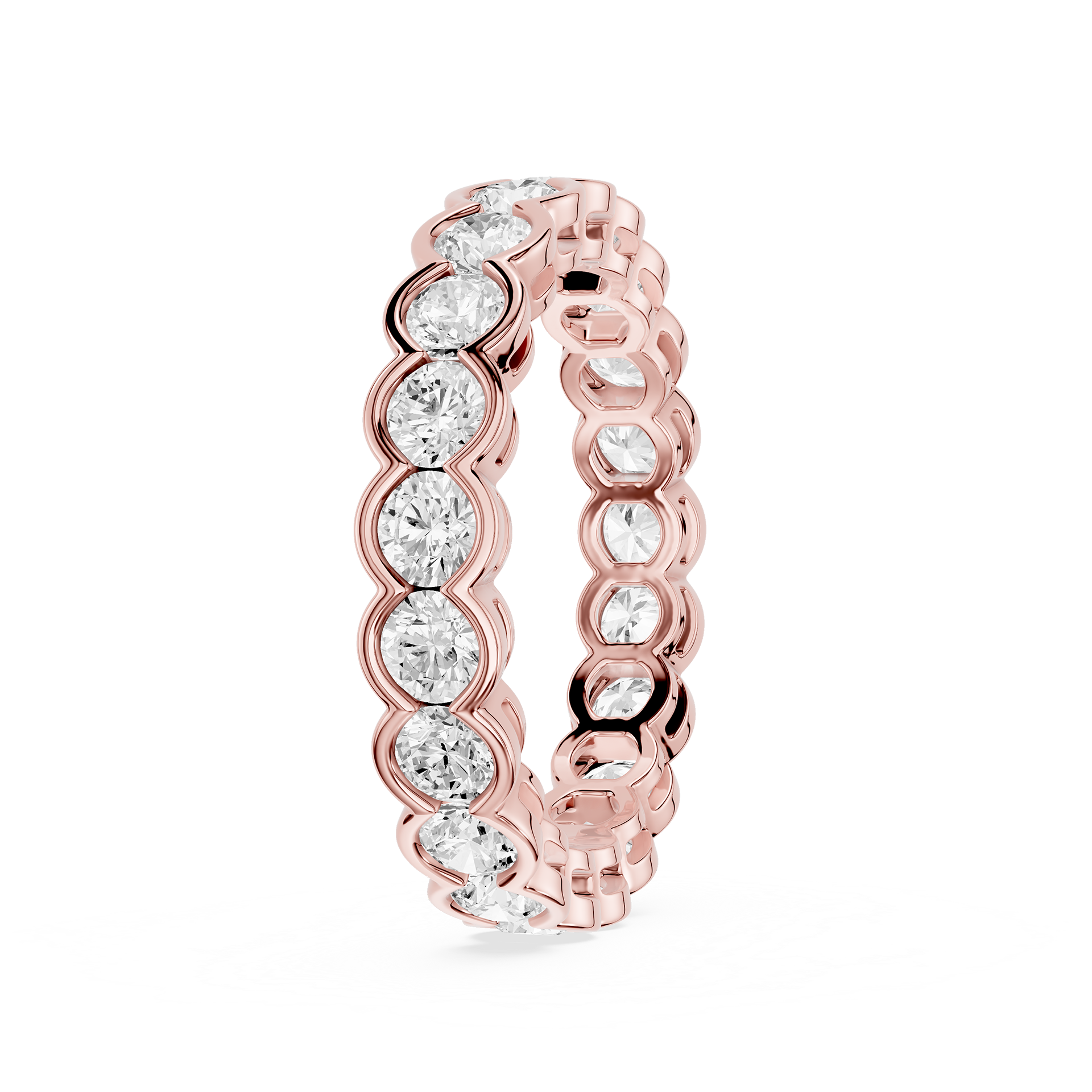 Lovea Paula Eternity Ring Rundschliff – Roségold