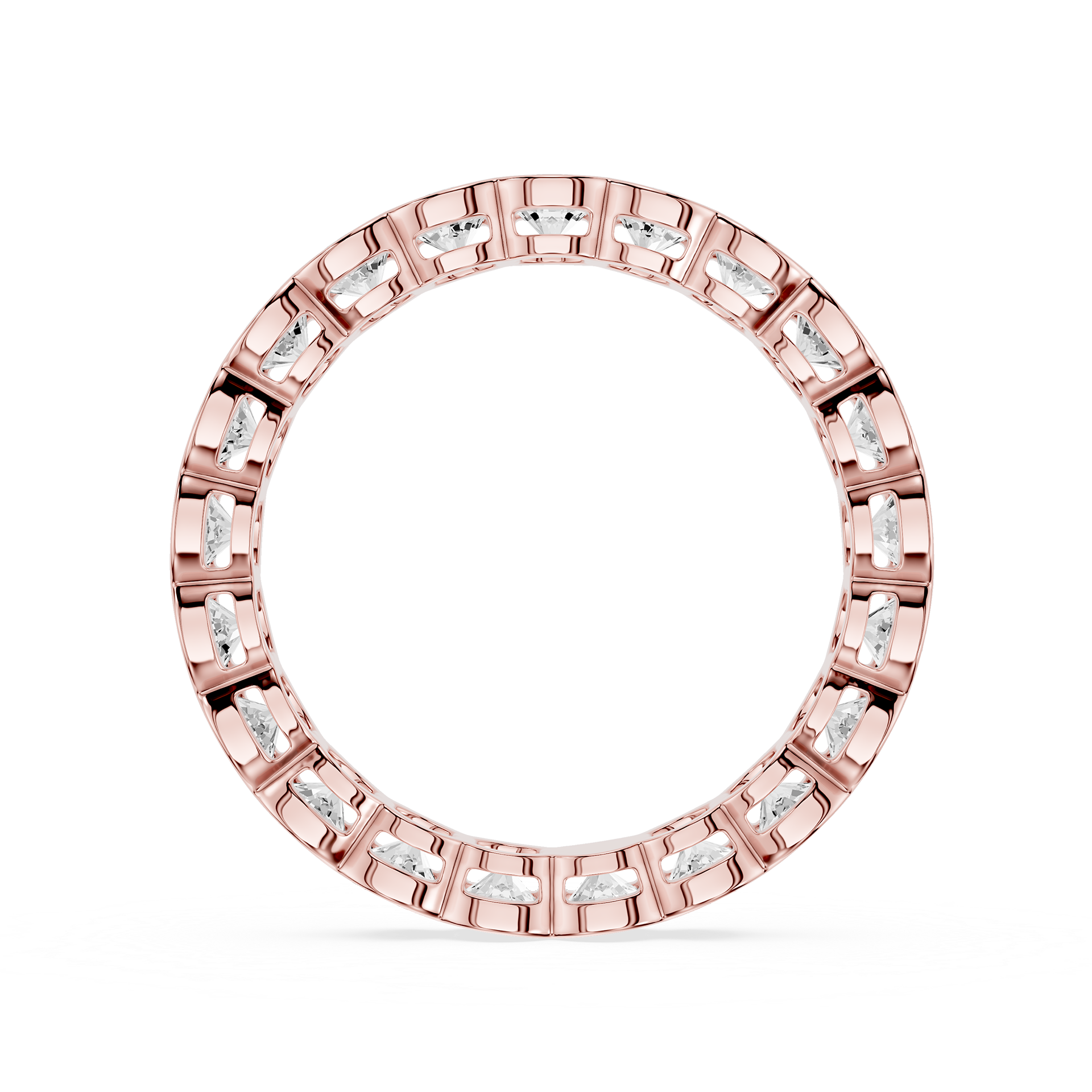 Lovea Paula Eternity Ring Rundschliff – Roségold