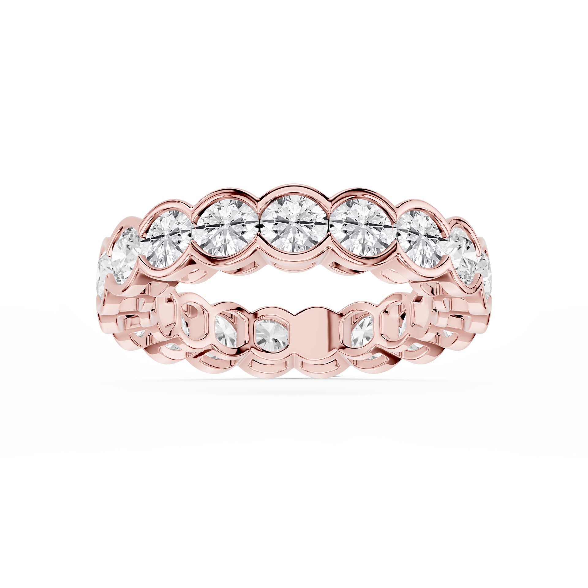 Lovea Paula Eternity Ring Rundschliff – Roségold