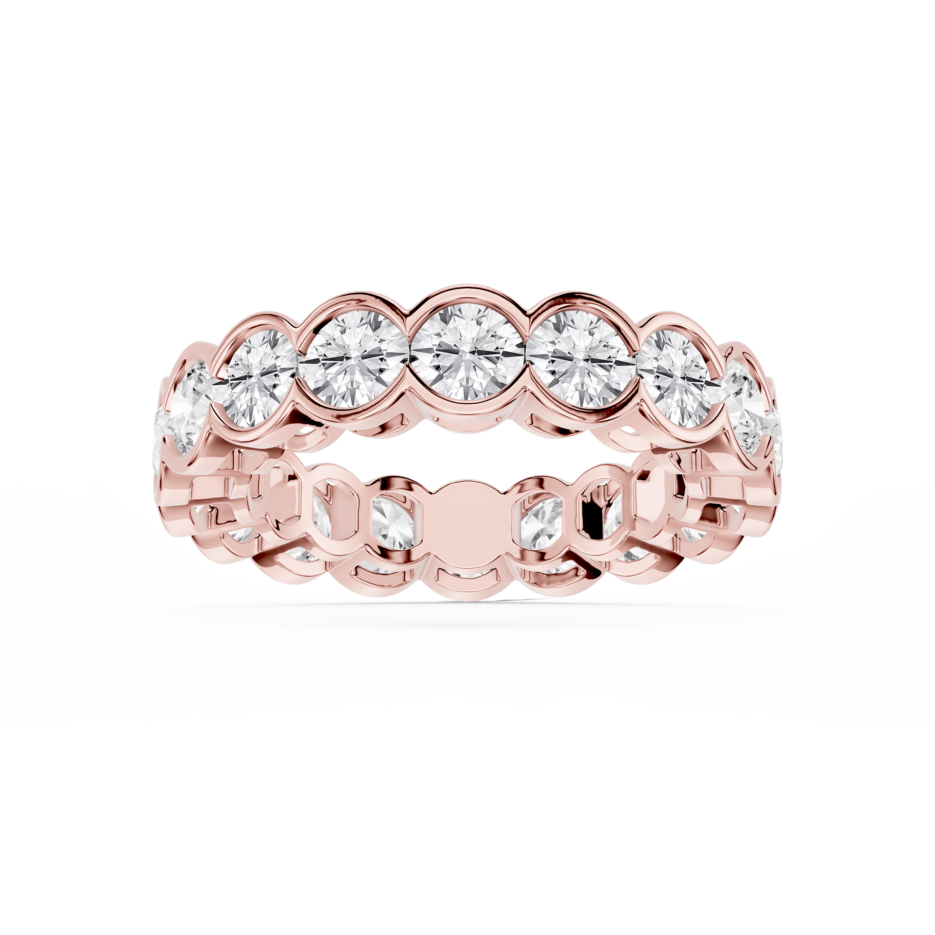Lovea Paula Eternity Ring Rundschliff – Roségold