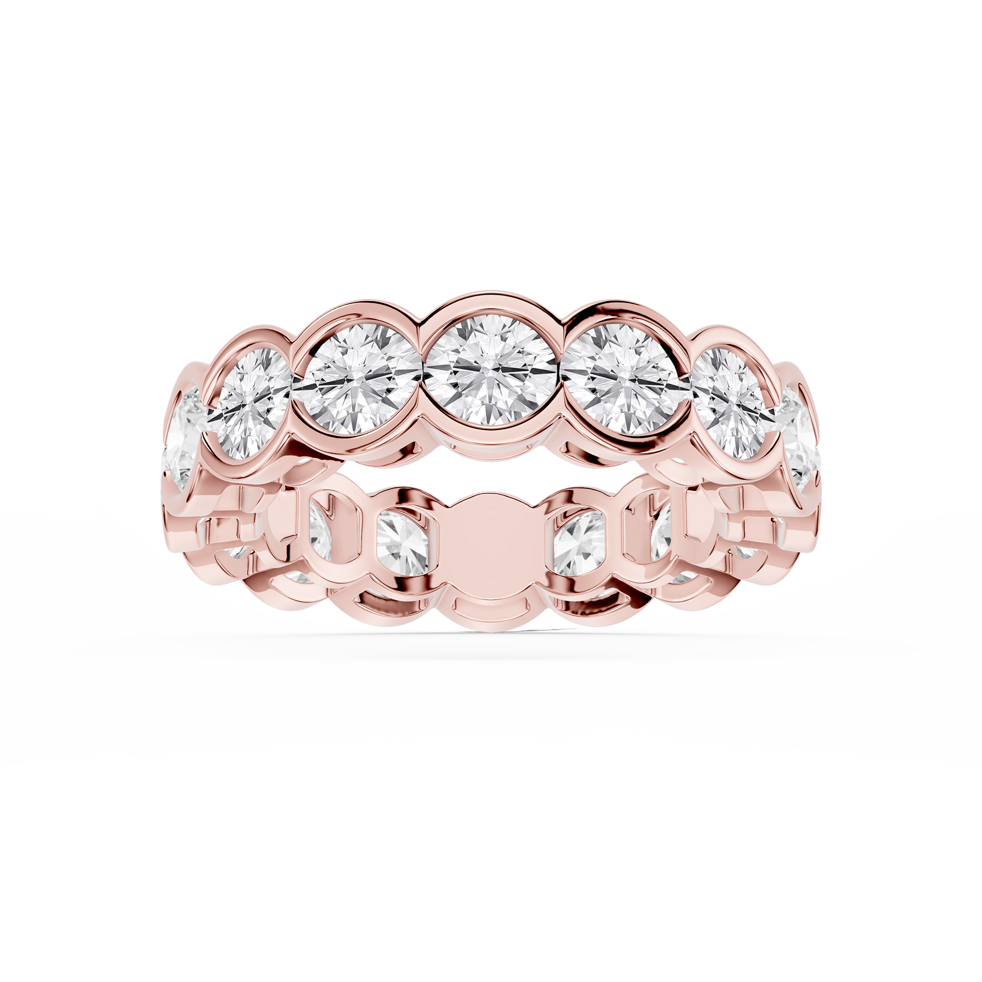 Lovea Paula Eternity Ring Rundschliff – Roségold