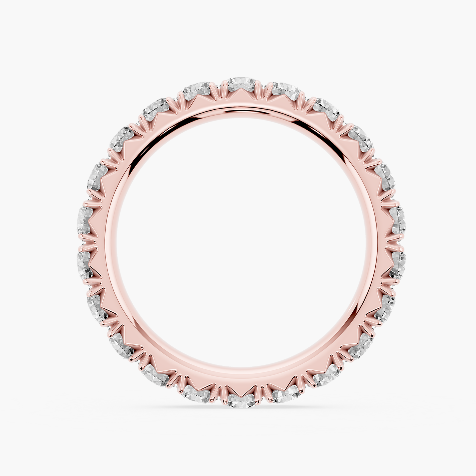 Lovea Lotte Eternity Ring Rundschliff – Roségold