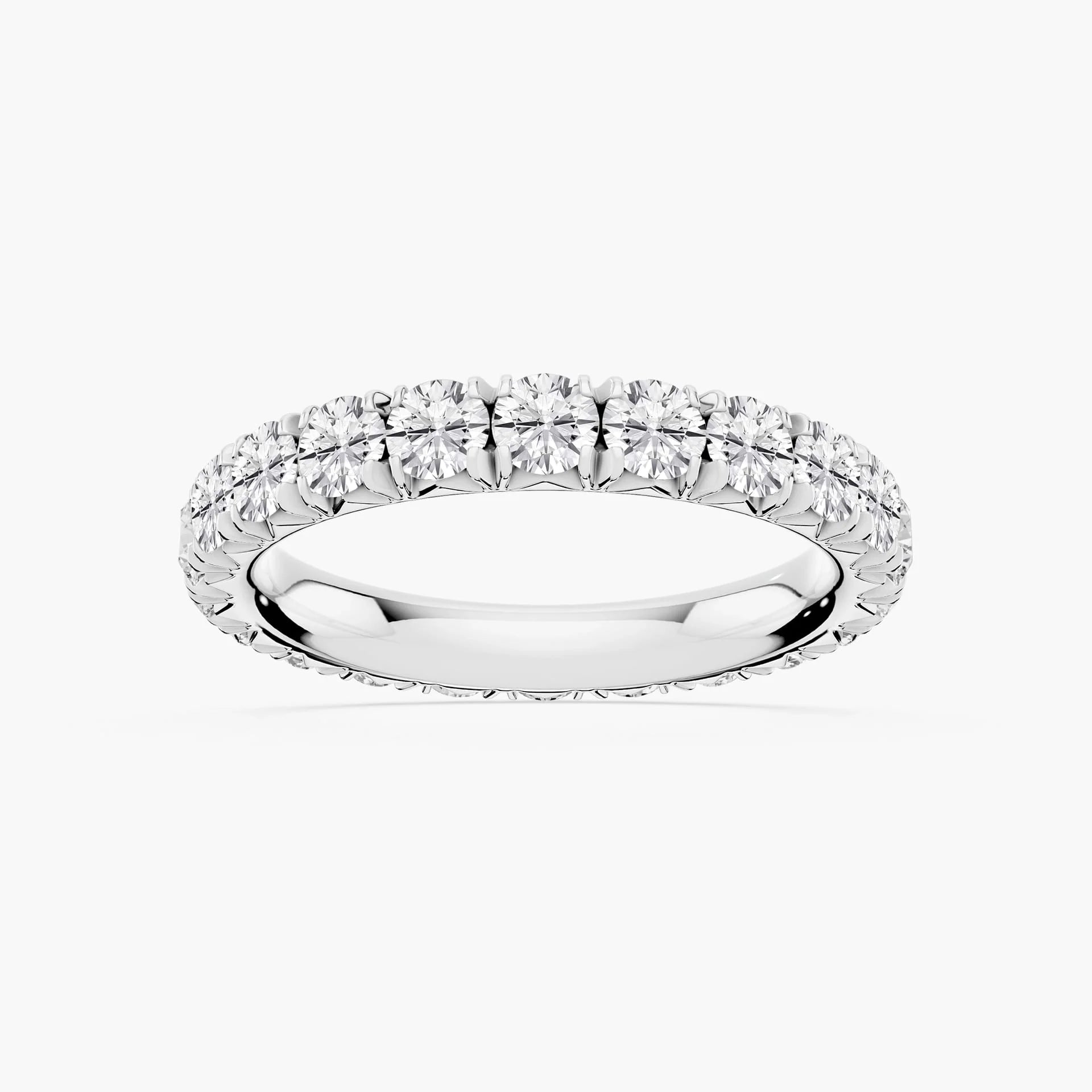 Lovea Lotte Eternity Ring Rundschliff – Weißgold
