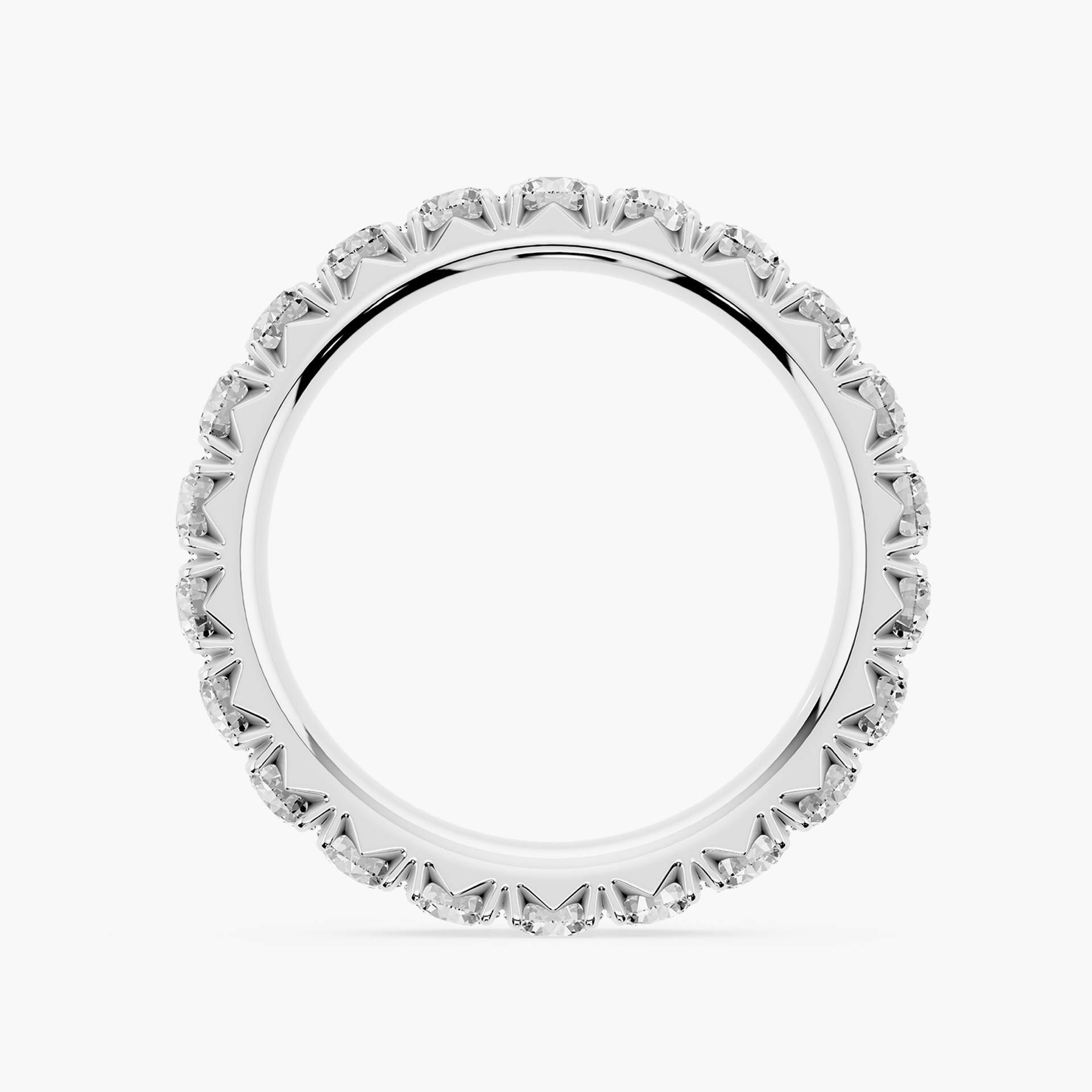 Lovea Lotte Eternity Ring Rundschliff – Weißgold