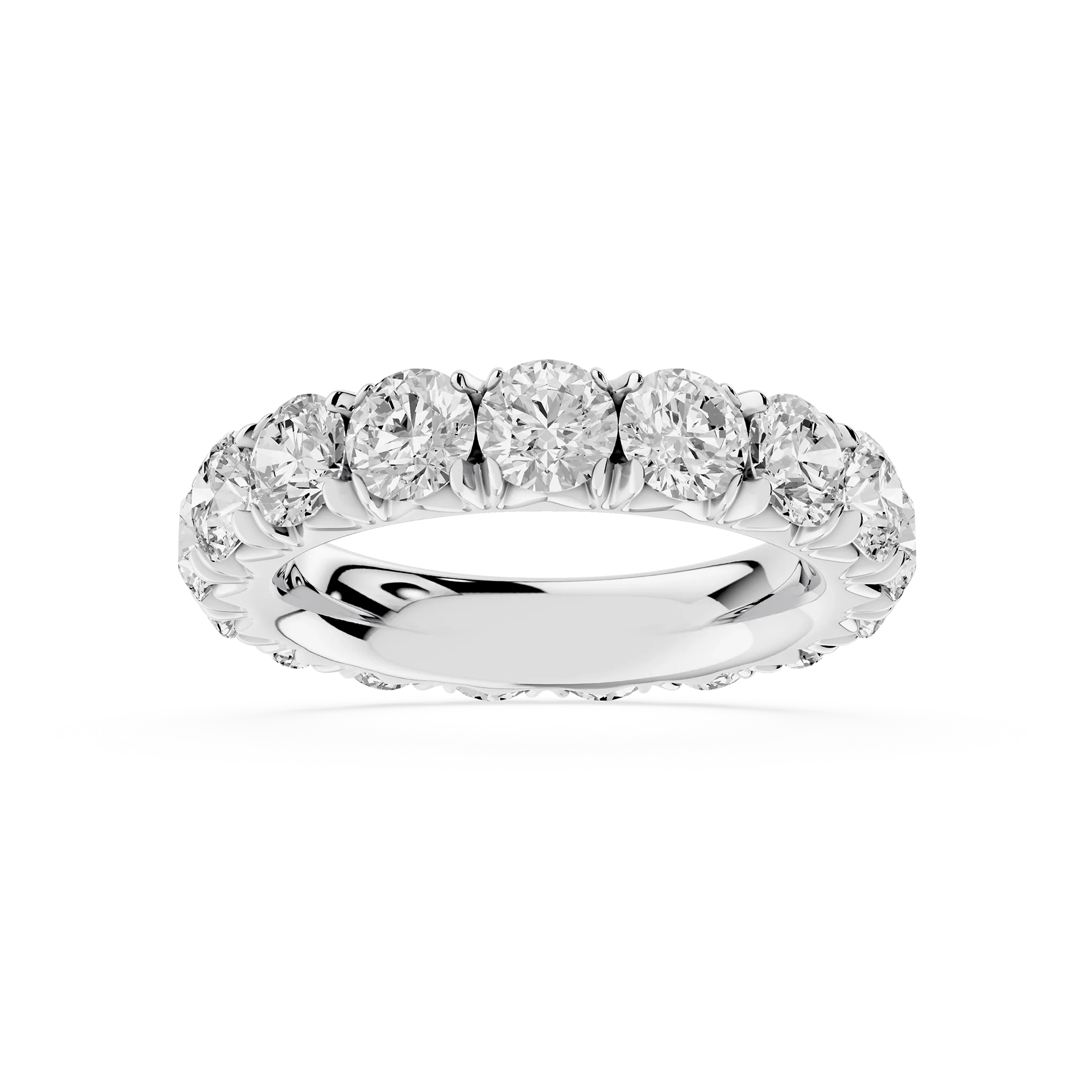 Lovea Lotte Eternity Ring Rundschliff – Weißgold