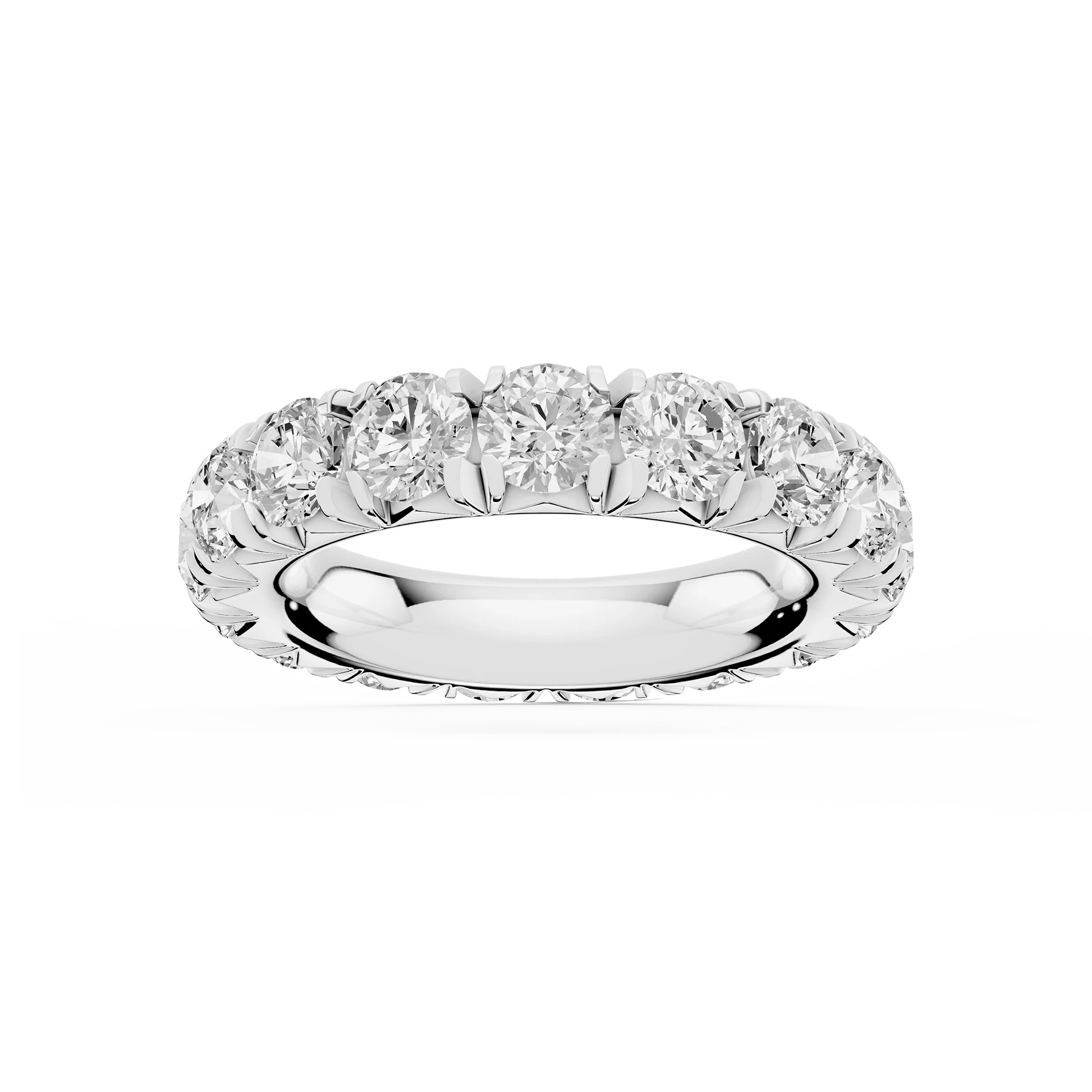 Lovea Lotte Eternity Ring Rundschliff – Weißgold