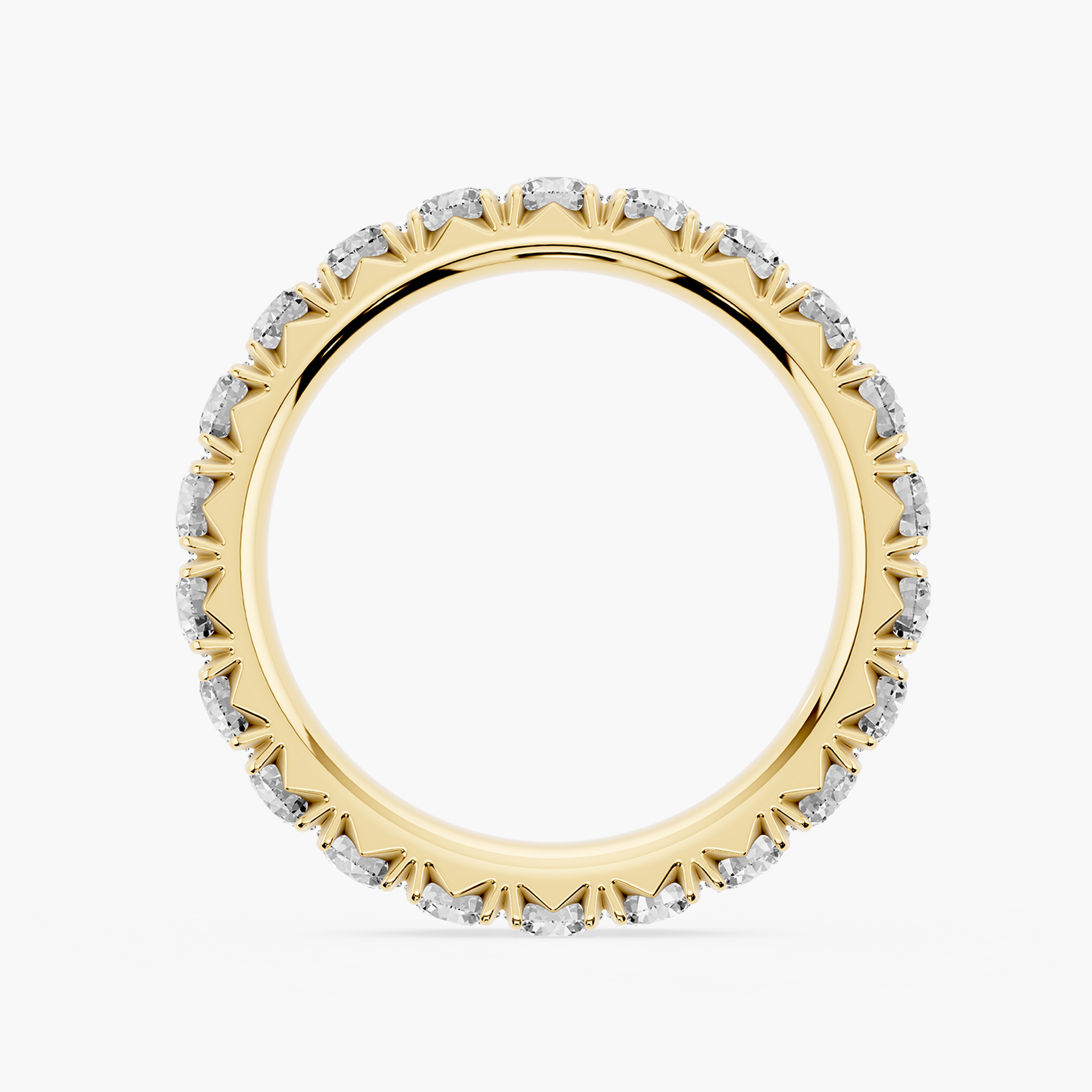 Lovea Lotte Eternity Ring Rundschliff – Gelbgold