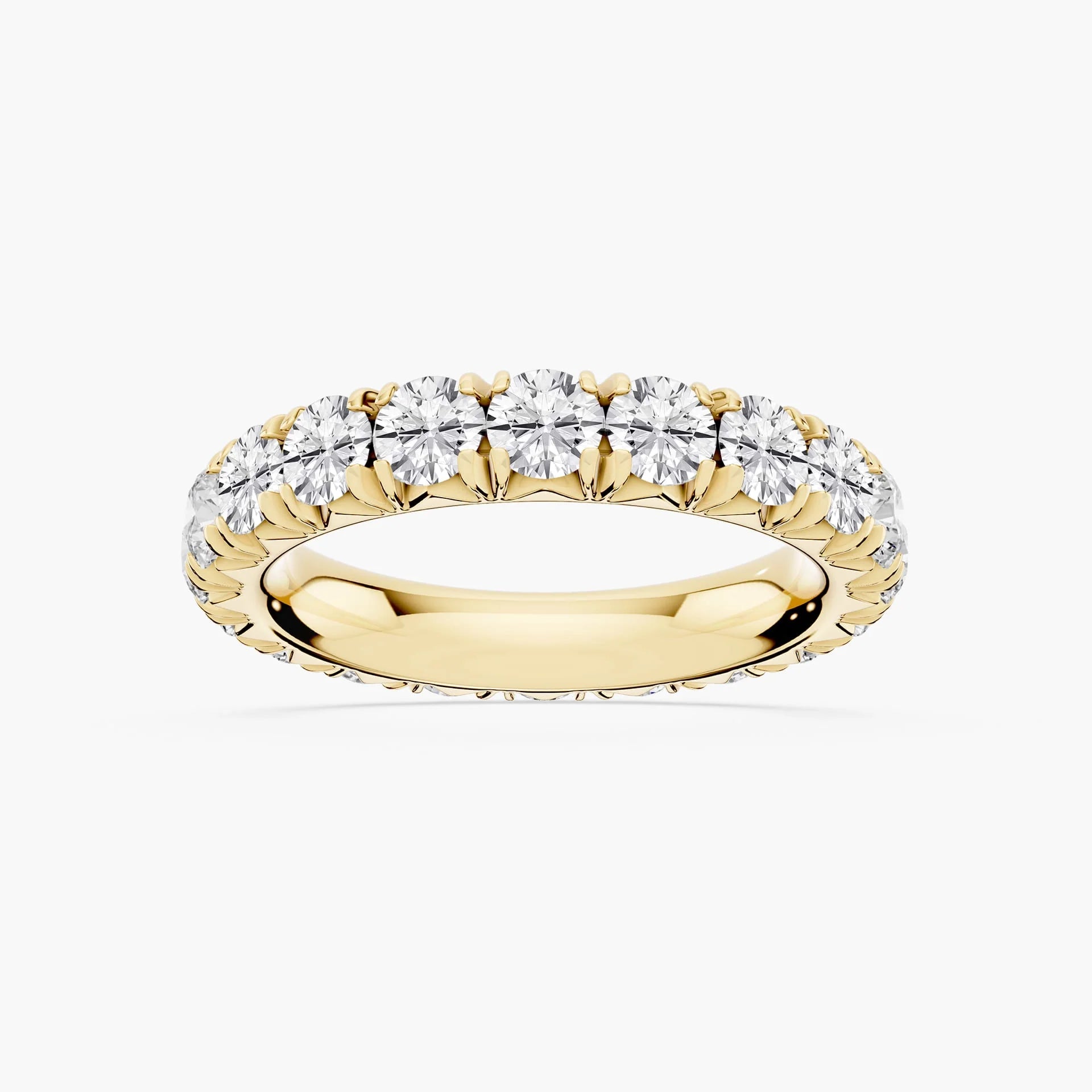 Lovea Lotte Eternity Ring Rundschliff – Gelbgold